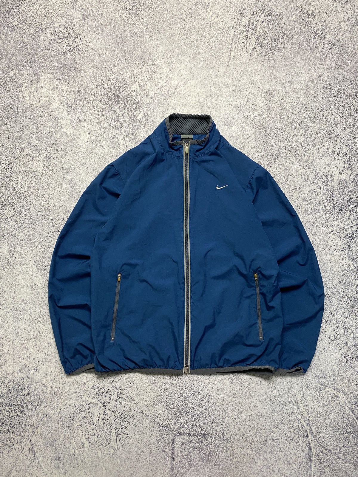 Nike × Vintage Nike Vintage 90s Y2K Nylon Swoosh Track Jacket Size US S / EU 44-46 / 1 - 1 Thumbnail