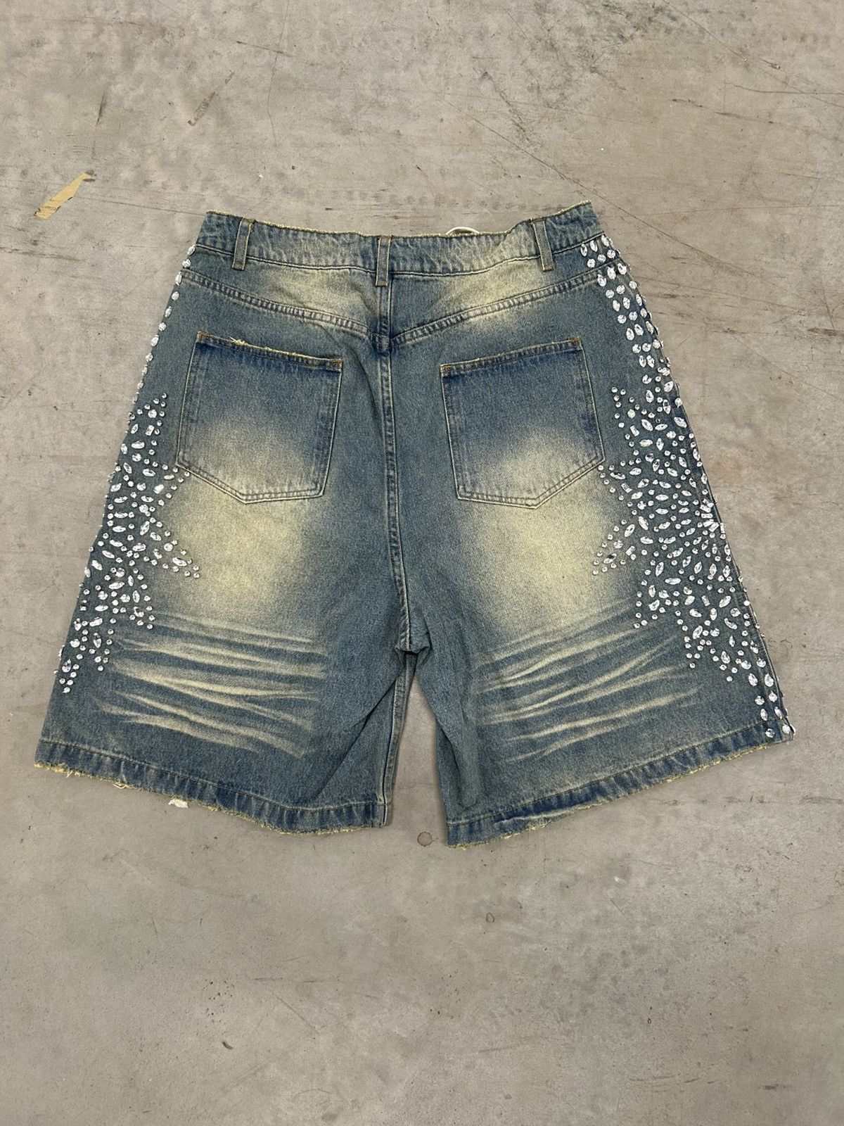Vale Vale Forever Valley Dreams Blue Sirens Jean Shorts Jorts 30 Size US 30 / EU 46 - 4 Thumbnail