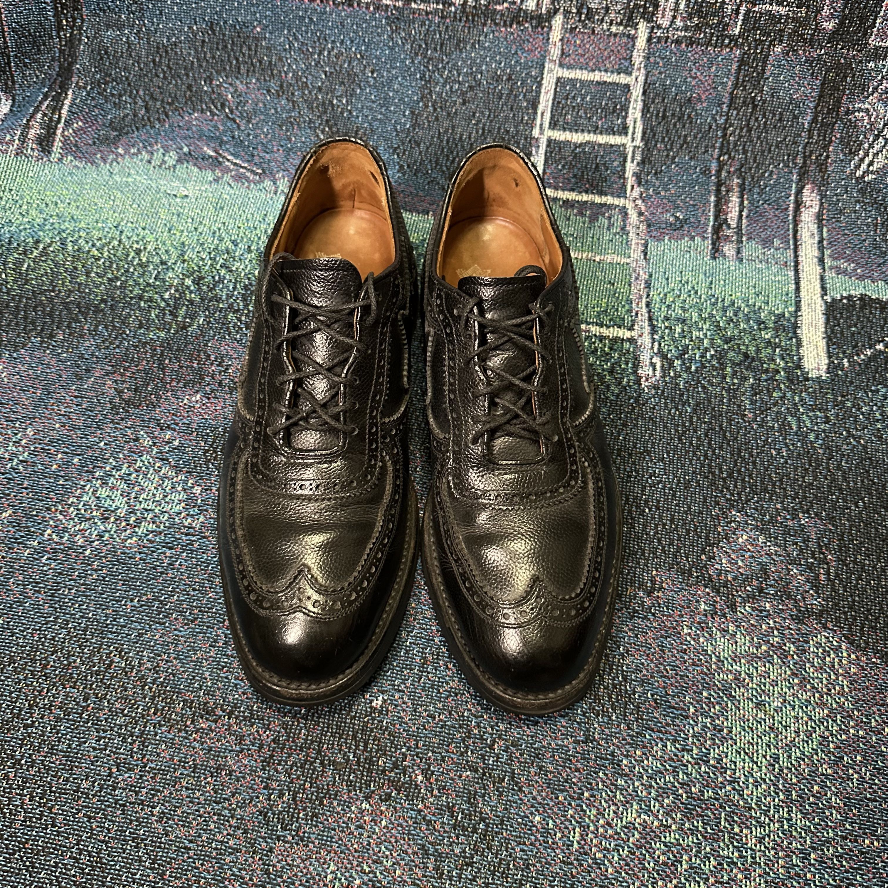 Bape Bape Mr. A Bathing Ape x Regal Wingtip Leather Dress Shoes Size US 8.5 / EU 41-42 - 3 Thumbnail