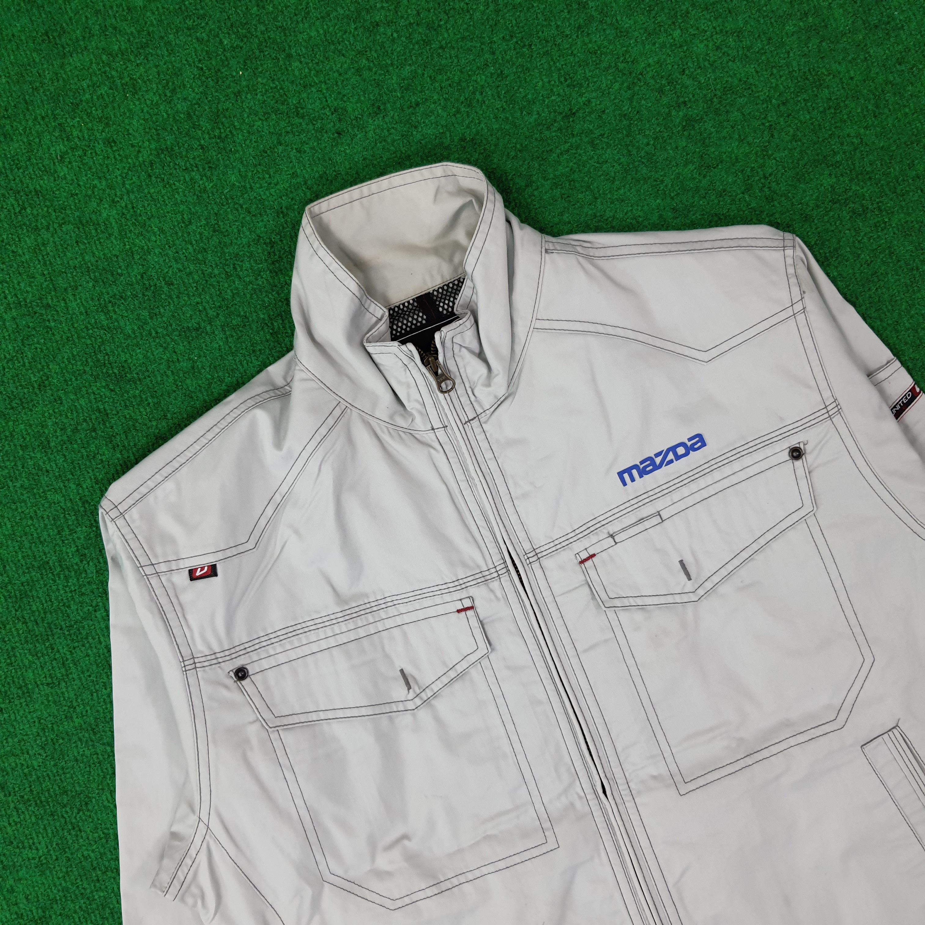 Japanese Brand Vintage MAZDA Racing Sports Workwear Custom Jacket C251N23 Size US M / EU 48-50 / 2 - 4 Thumbnail