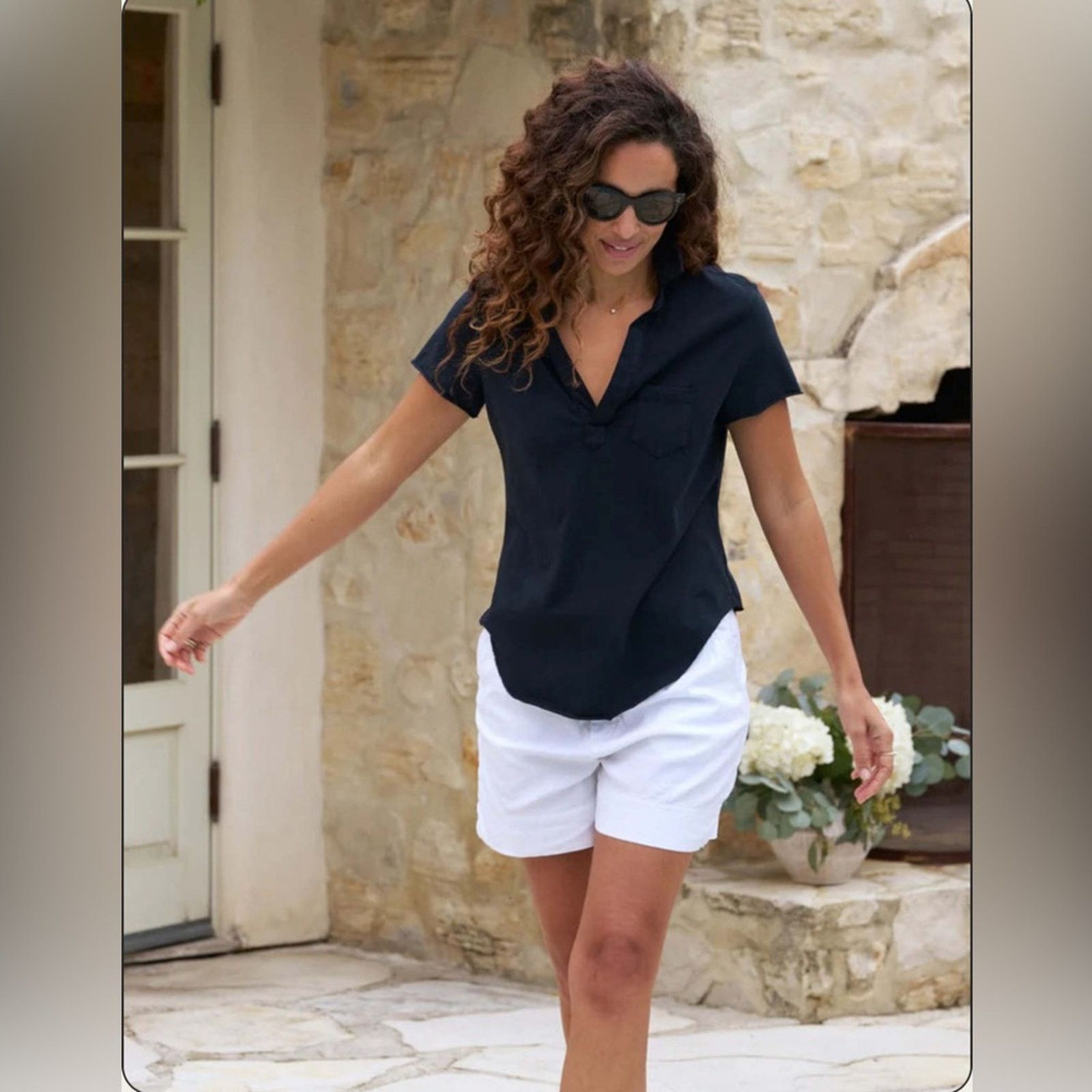 Frank & Eileen FRANK & EILEEN CHARLOTTE PERFECT POLO Black S Size S / US 4 / IT 40 - 3 Thumbnail