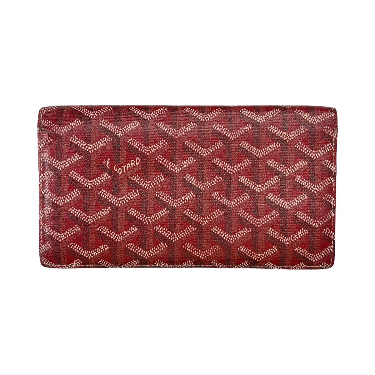 image of Goyard Richelieu Long Wallet in Red, Women's