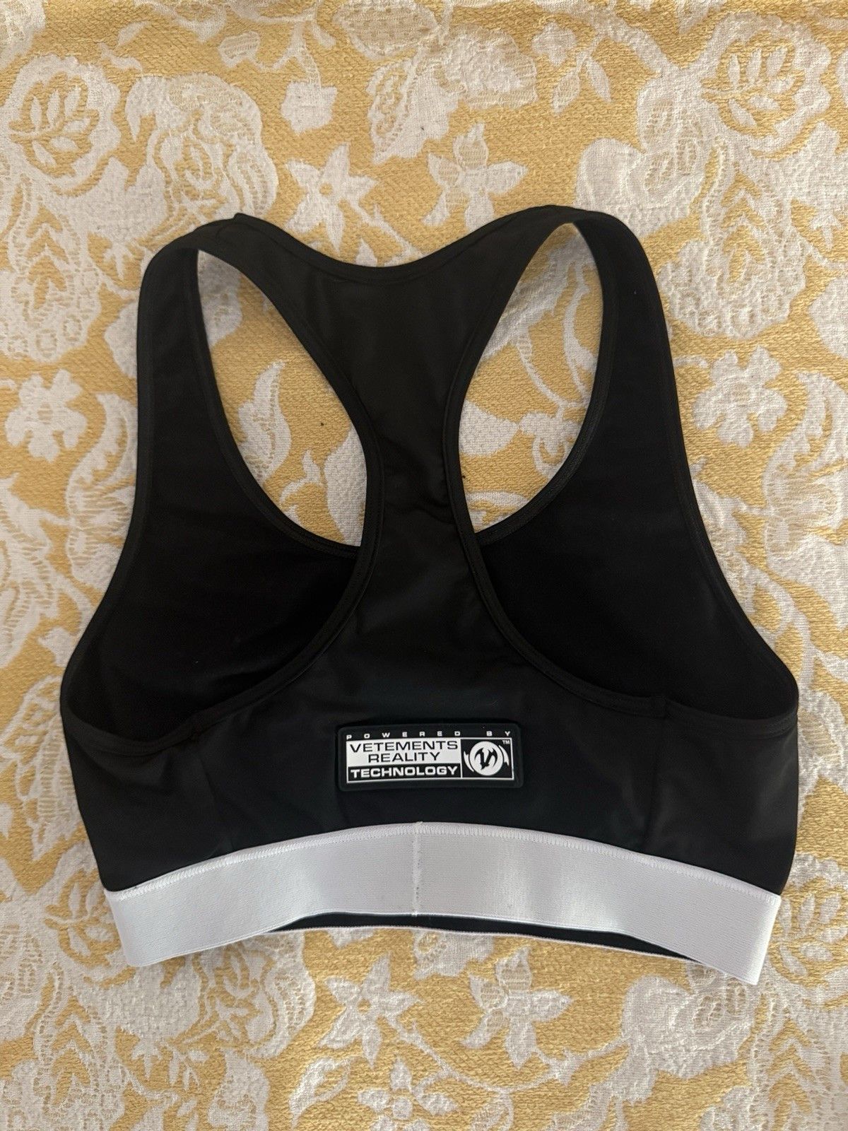 Vetements Reality Technology Black White Logo Sports Bra Size S / US 4 / IT 40 - 3 Thumbnail