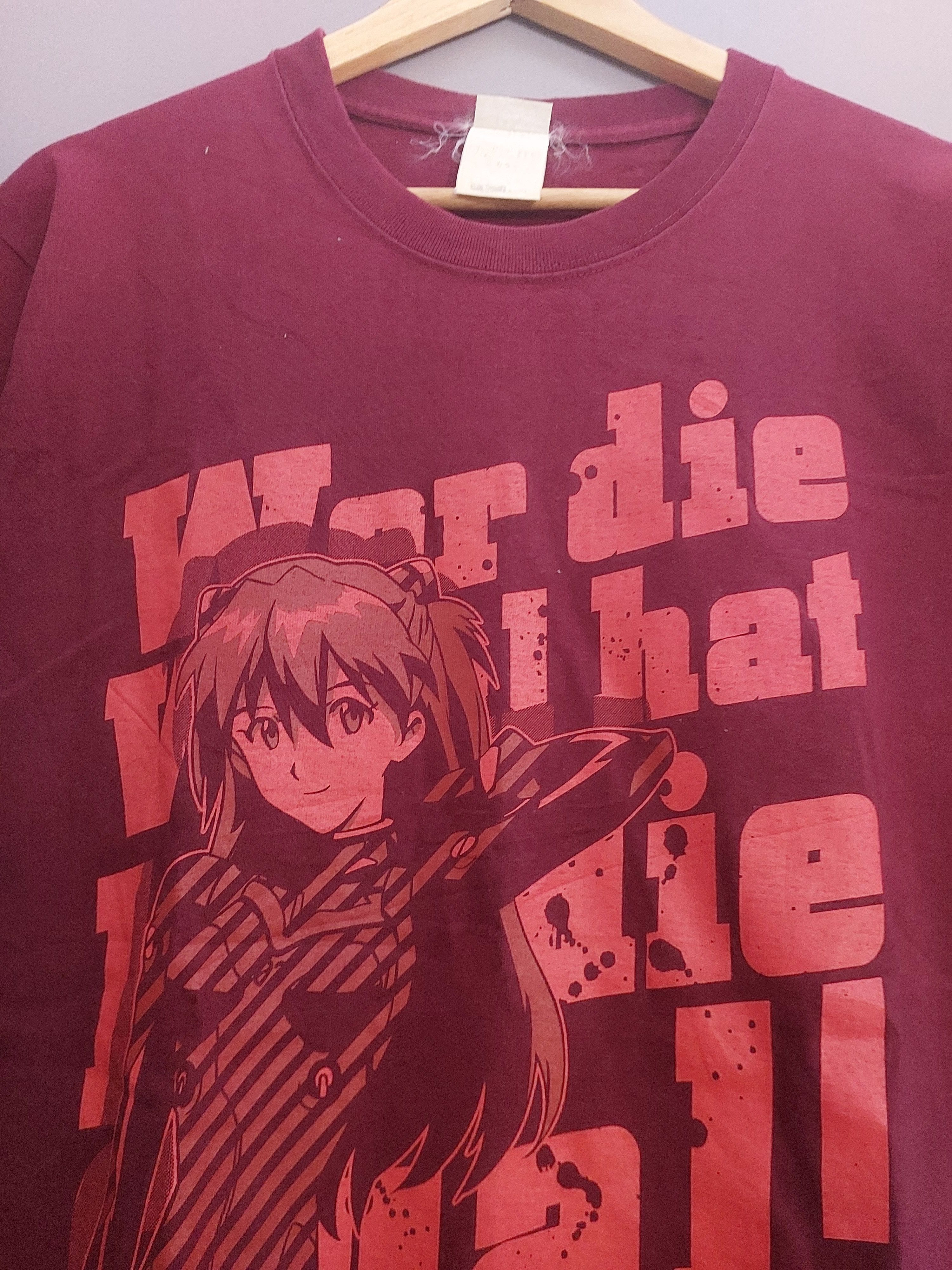 Anime EVANGELION ANIME ASUKA LANGLEY T SHIRT Size US L / EU 52-54 / 3 - 3 Thumbnail