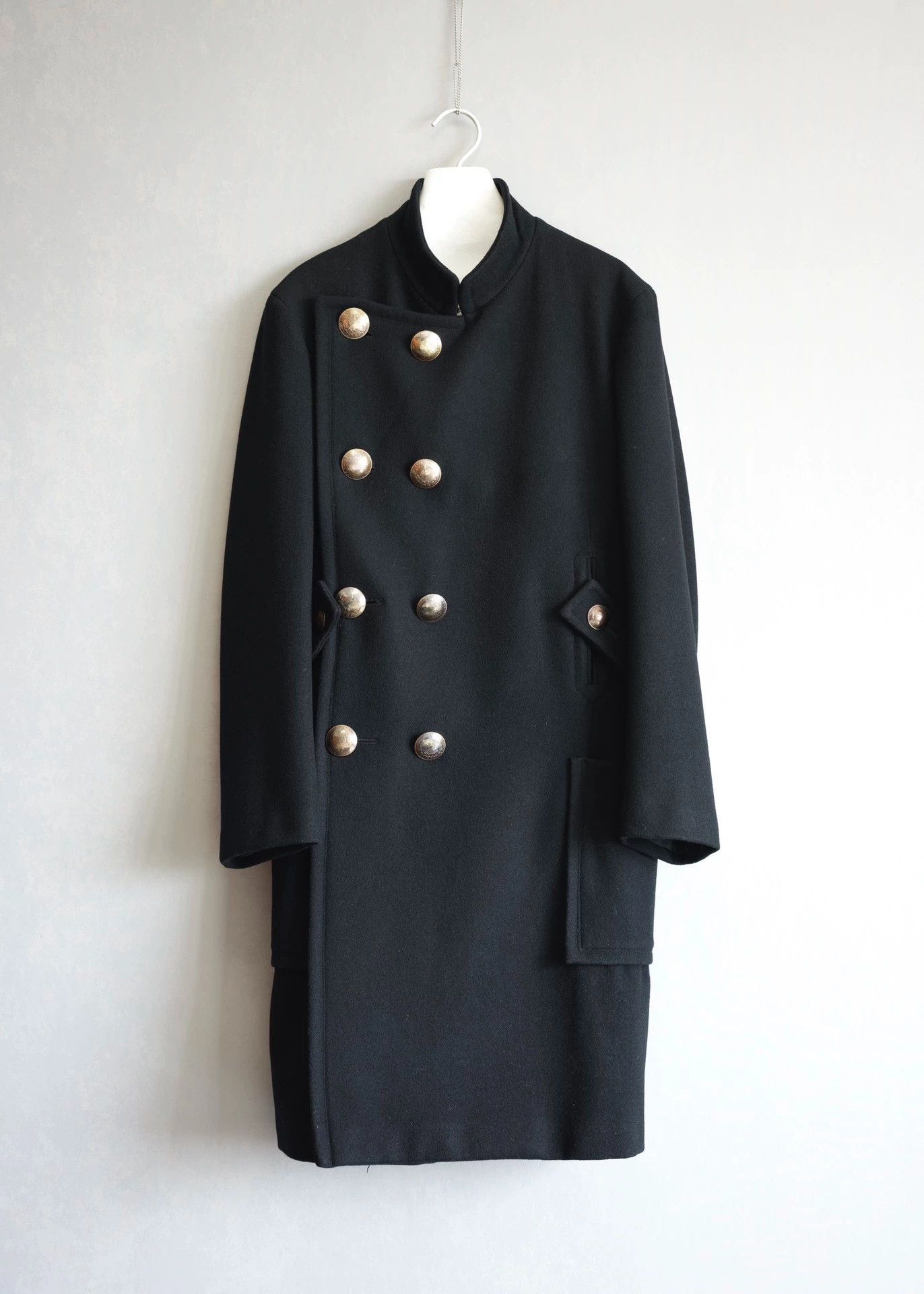 Yohji Yamamoto Yohji Yamamoto 04AW Antique Silver Coin DB Black Size 3 Size US L / EU 52-54 / 3 - 1 Thumbnail