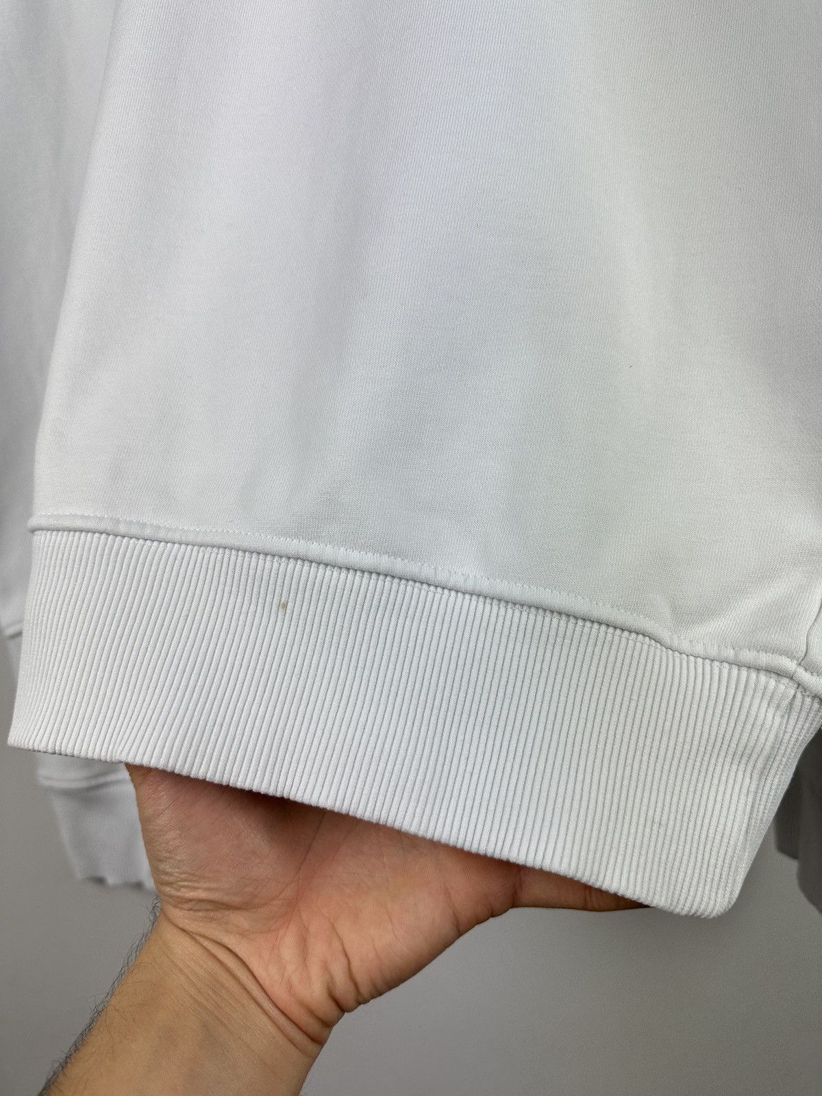 Versace × Versace Jeans Couture Versace Jeans Couture White Sweatshirt Reflective Logo Size US M / EU 48-50 / 2 - 10 Thumbnail