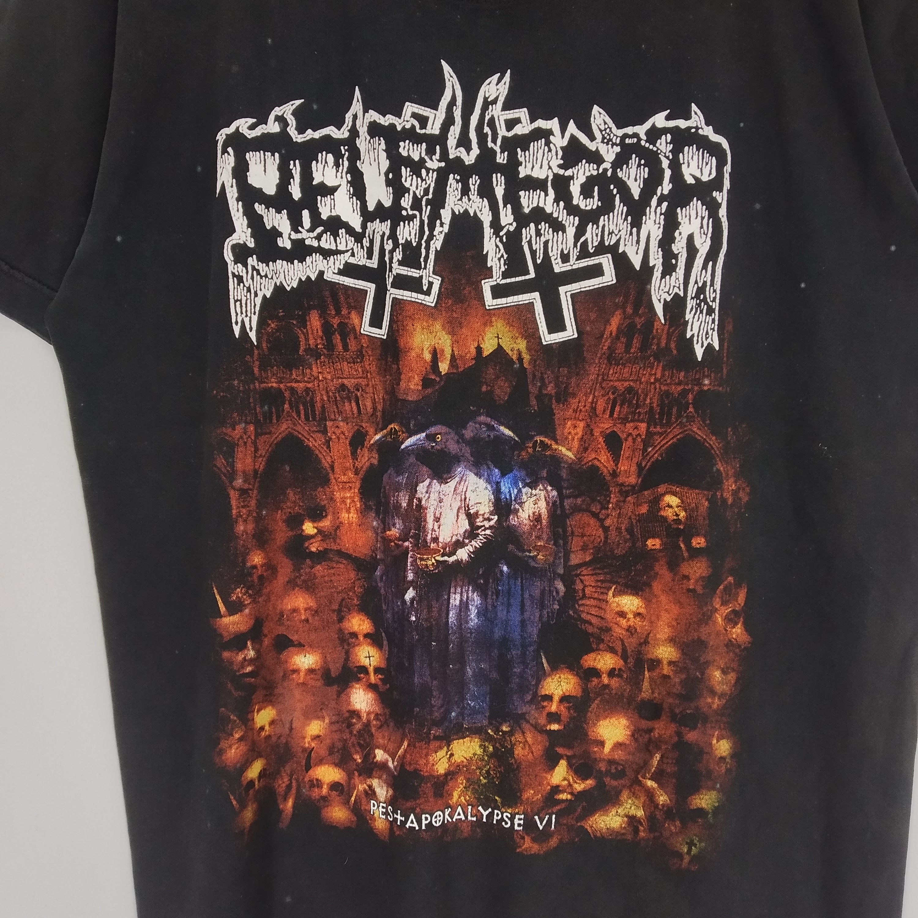 Band Tees Vintage Belphegor Pestapokalypse VI Australia Death Metal Size US L / EU 52-54 / 3 - 5 Thumbnail