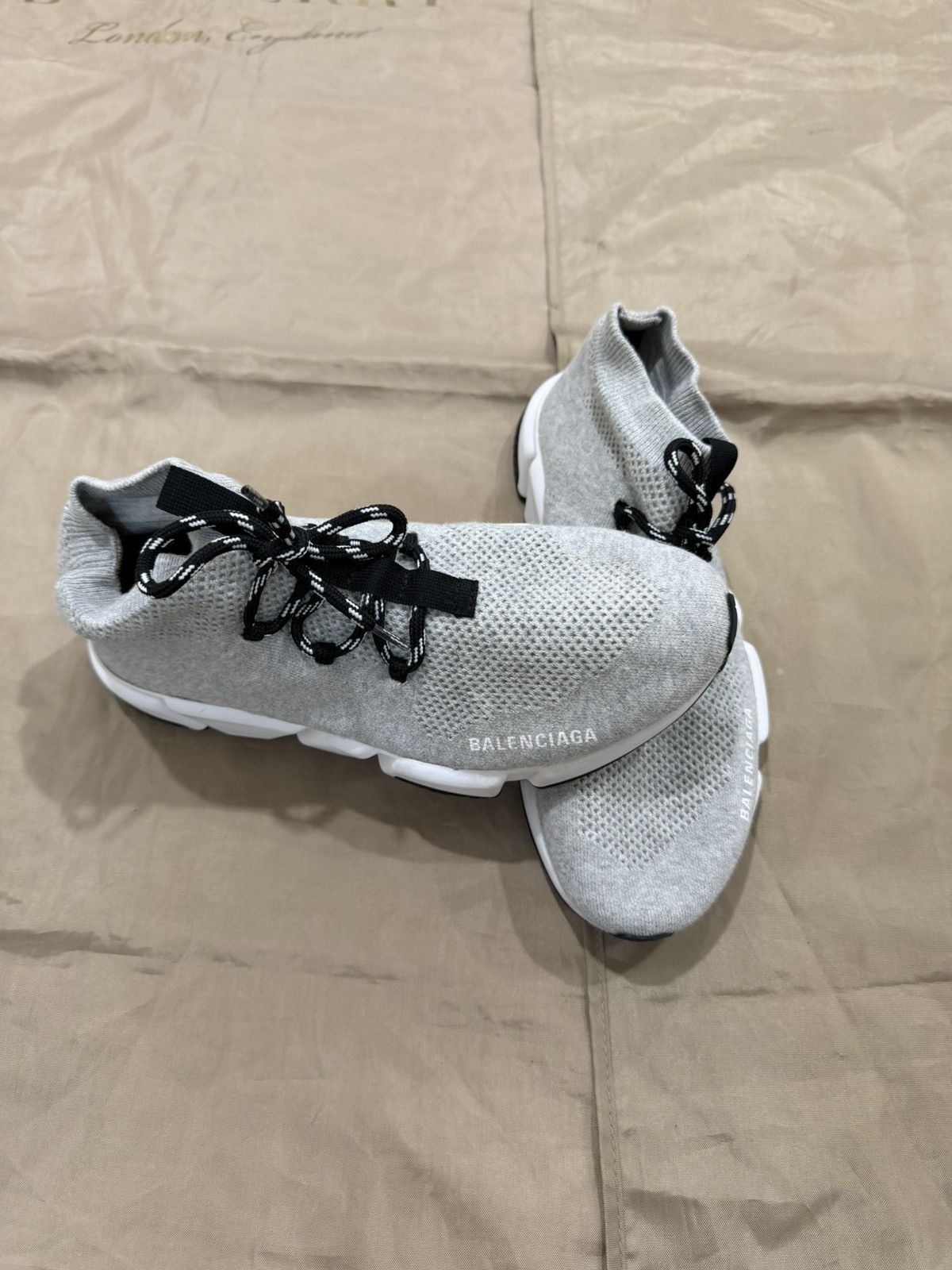 Balenciaga Balenciaga Wmns Speed Lace Up Sneaker 'Grey' size 41 Size US 8 / EU 41 - 3 Thumbnail