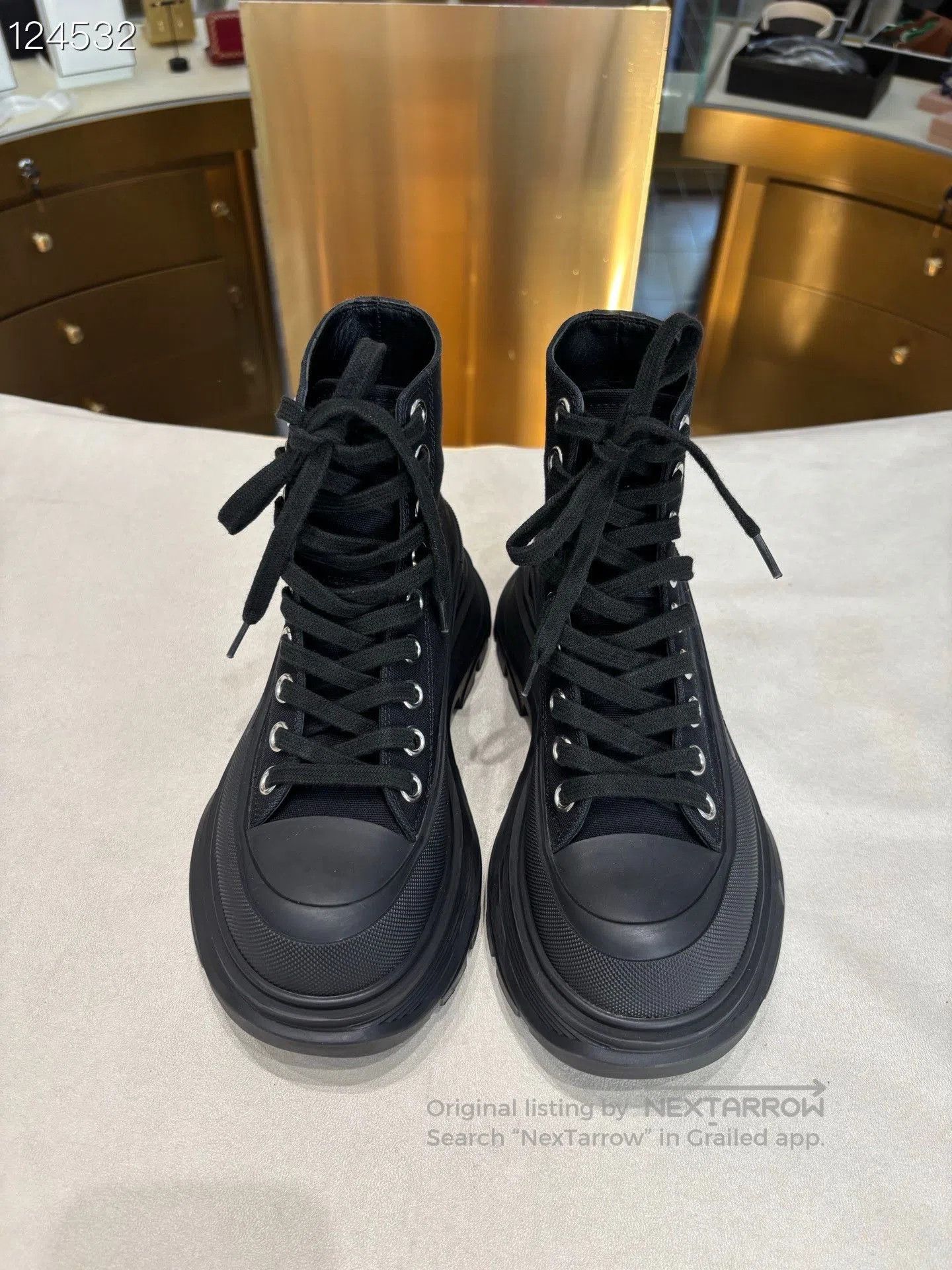 Alexander McQueen Alexander McQueen Tread Slick High. Size US 4.5 / IT 34.5 - 1 Thumbnail