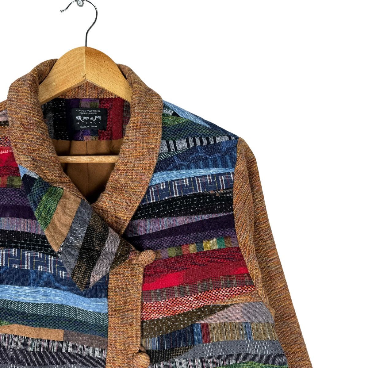 Vintage 🌟GIEMON KASURI JAPAN PATCHWORK JACKET LIKE KAPITAL Size M / US 6-8 / IT 42-44 - 3 Thumbnail