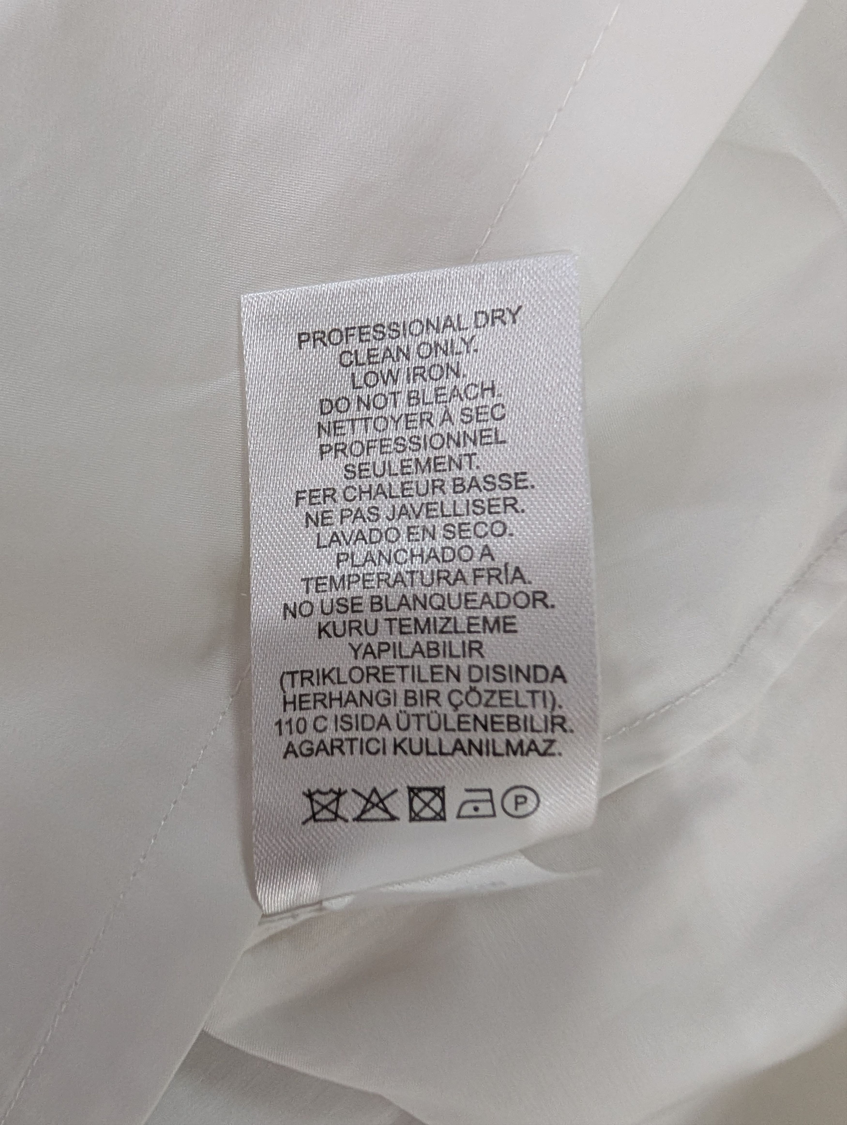 Tibi Tibi White Top With Puff Shoulders Size XS / US 0-2 / IT 36-38 - 7 Thumbnail