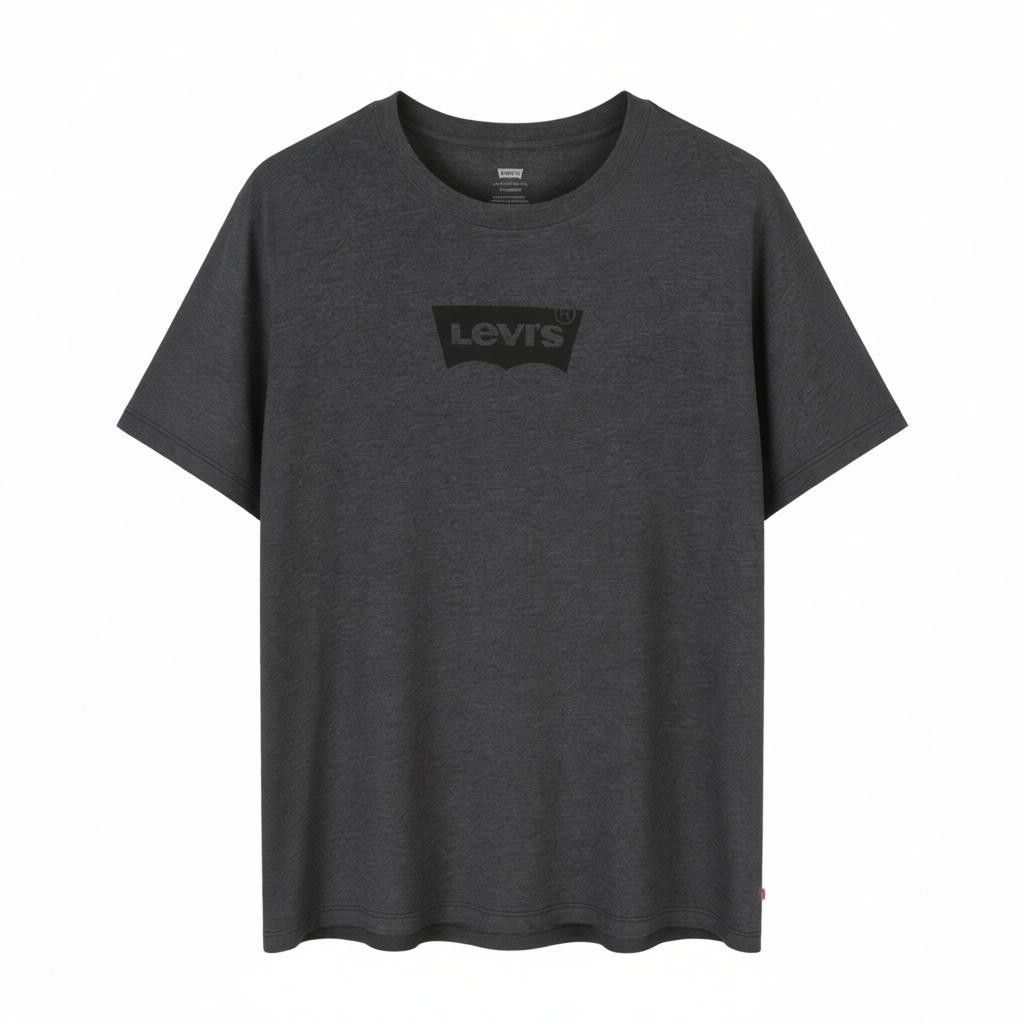 Levi's STANDARD L Dark Grey Melange Tricot Crew Neck 87859 Size US L / EU 52-54 / 3 - 1 Thumbnail