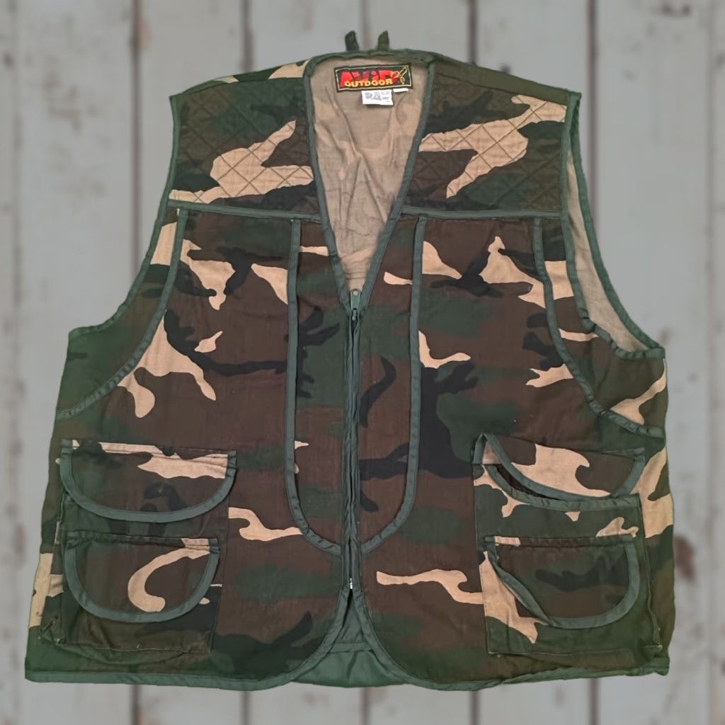 Vintage Avid Outdoor Vest Mens 2XL (50-52) Bird Shooter Hunting Quail Duck Dove Size US XXL / EU 58 / 5 - 1 Thumbnail
