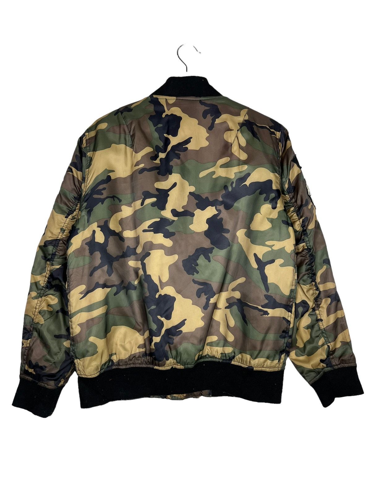 Japanese Brand 🔥 RIOT RIOT EDWARDS CAMO BOMBER JACKET Size US L / EU 52-54 / 3 - 8 Thumbnail
