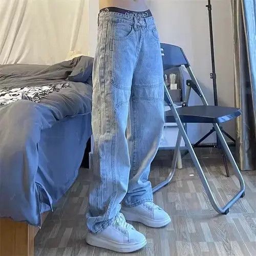 Jean Loose Casual Couple High Street Denim Pants Size US 28 / EU 44 - 4 Thumbnail