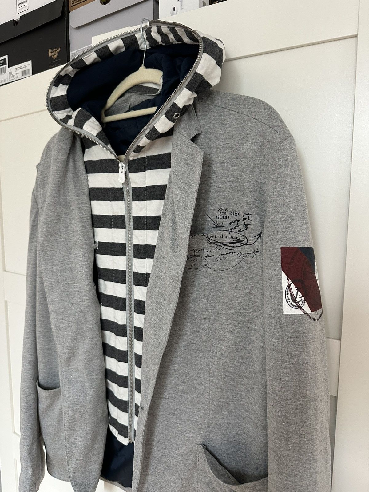 Desigual DESIGUAL VINTAGE JAPAN HOODED BLAZER Size US L / EU 52-54 / 3 - 2 Thumbnail