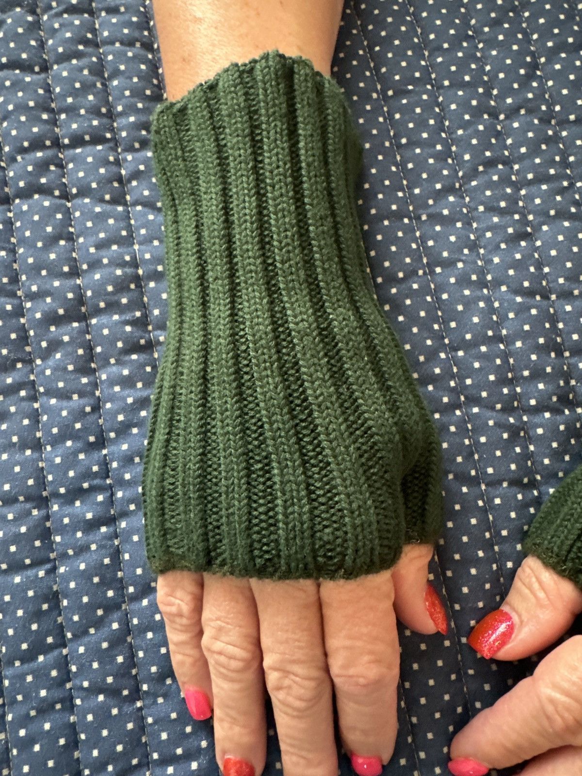 Kapital Kapital kountry wool knit fingerless gloves/mittens Size ONE SIZE - 4 Thumbnail