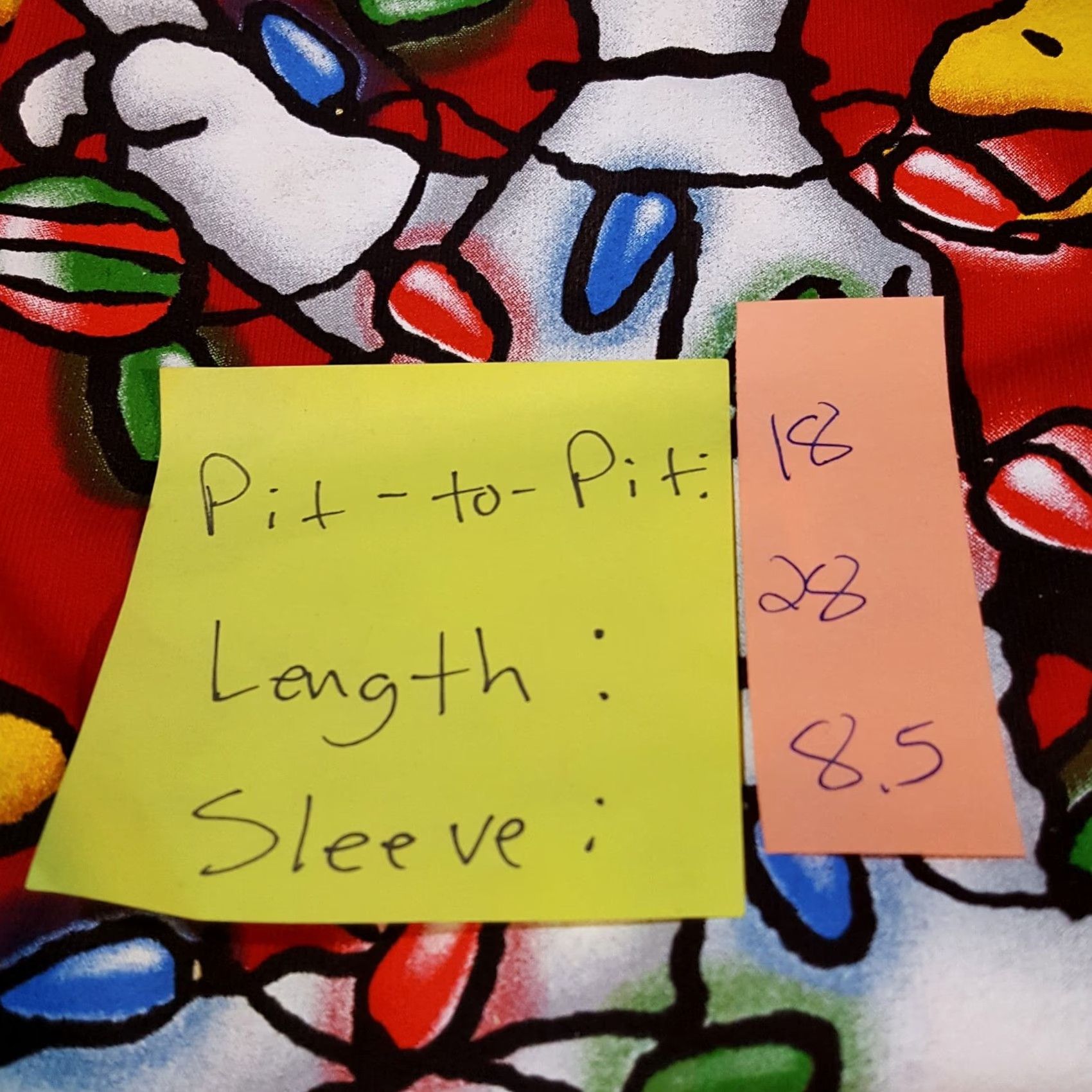 Peanuts VINTAGE Snoopy Christmas T-Shirt 90s Red Peanuts Charlie Brown Cartoon Mens S Christmas Shirt Size US S / EU 44-46 / 1 - 7 Thumbnail