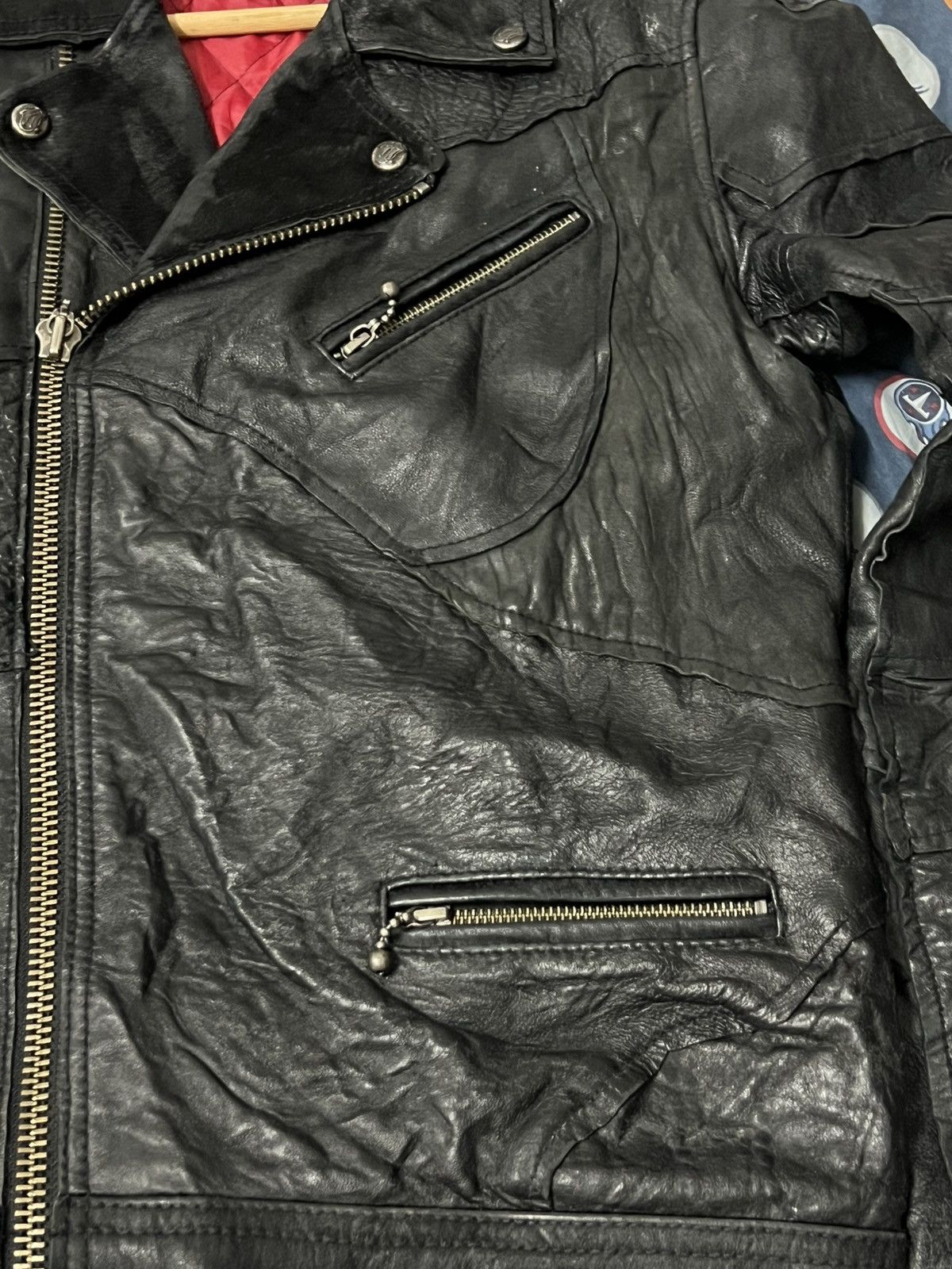 JACKROSE Jackrose vintage Rolling Stone jacket leather double collar Size US S / EU 44-46 / 1 - 19 Thumbnail