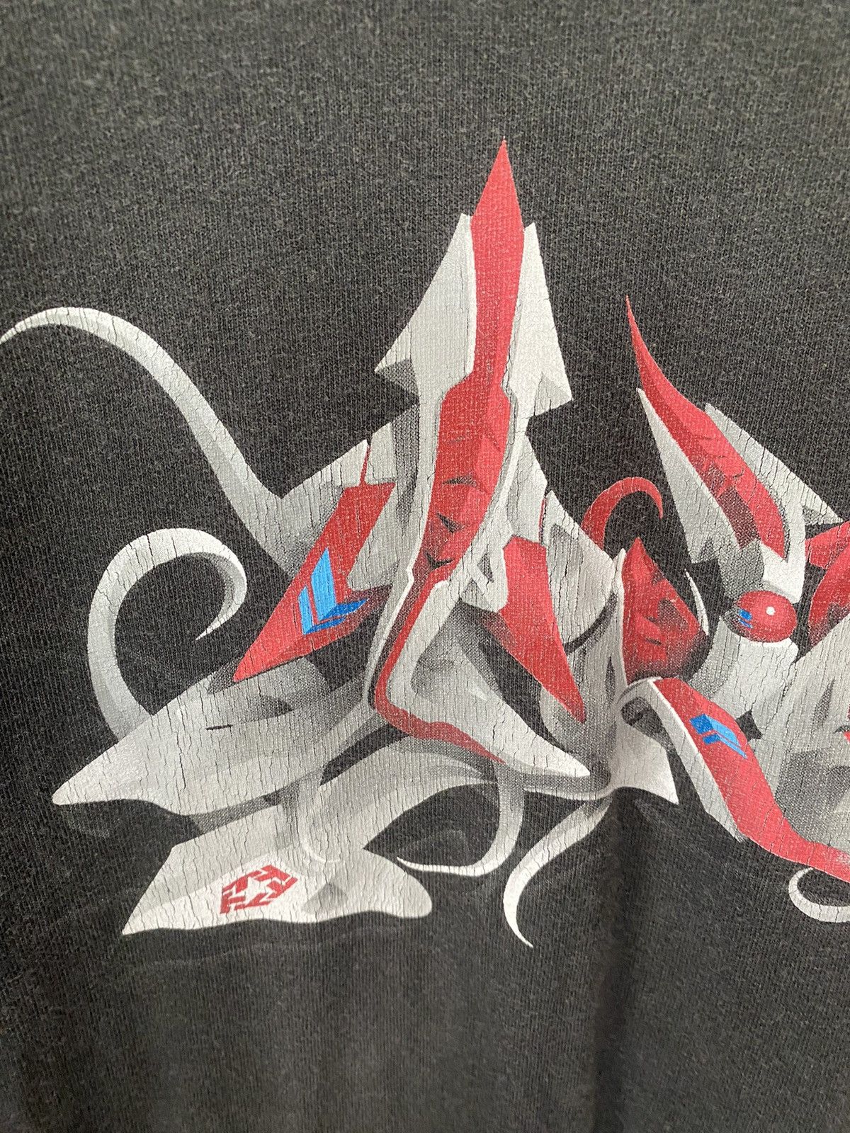 Tribal Streetwear 🔥1990s Flame logo iconic graffiti tee Size US XXL / EU 58 / 5 - 6 Thumbnail