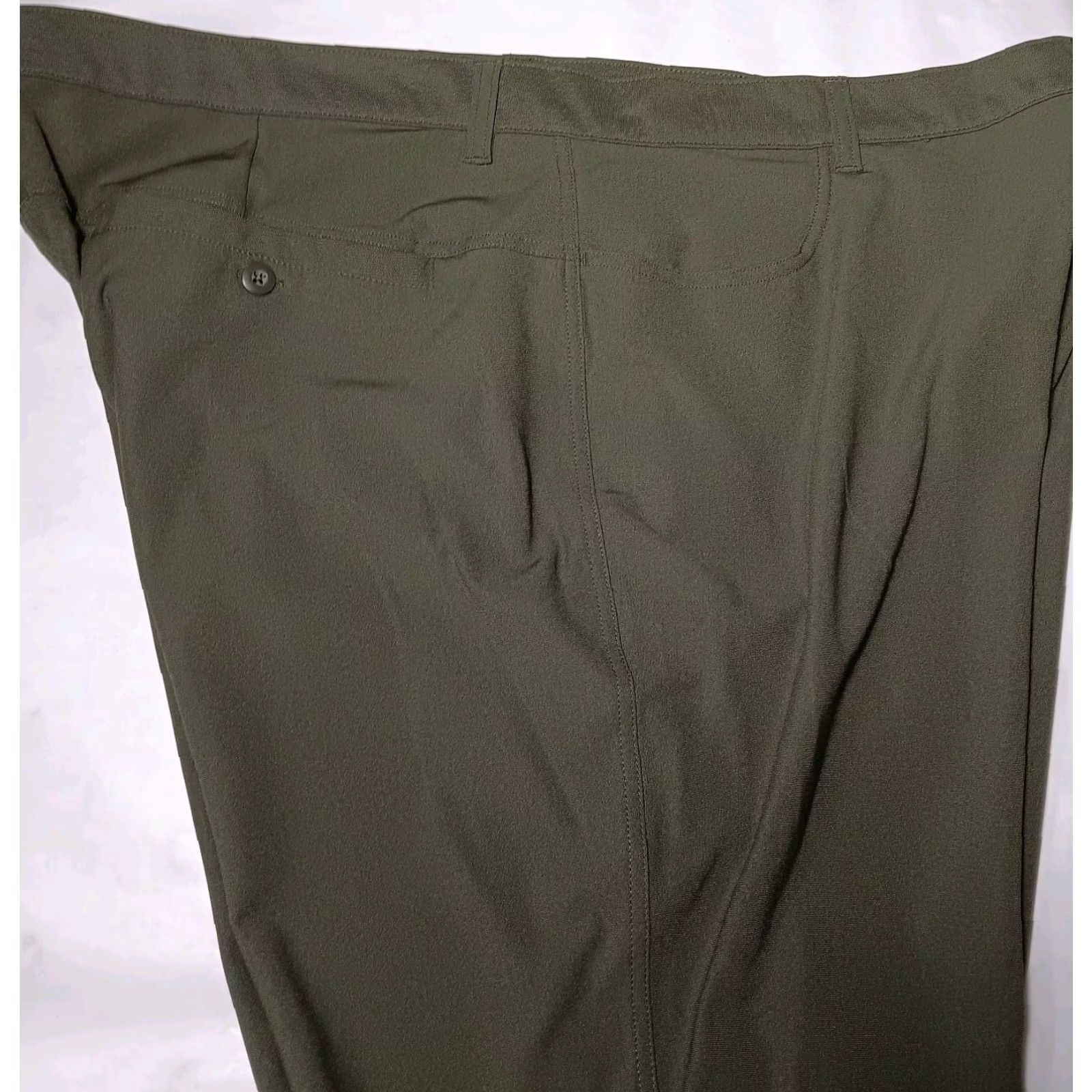 Old Navy Old Navy Active Go Dry Pants Men 42x32 Army Green Stretch Chino Casual Workwear MB1 Size US 42 / EU 58 - 3 Thumbnail
