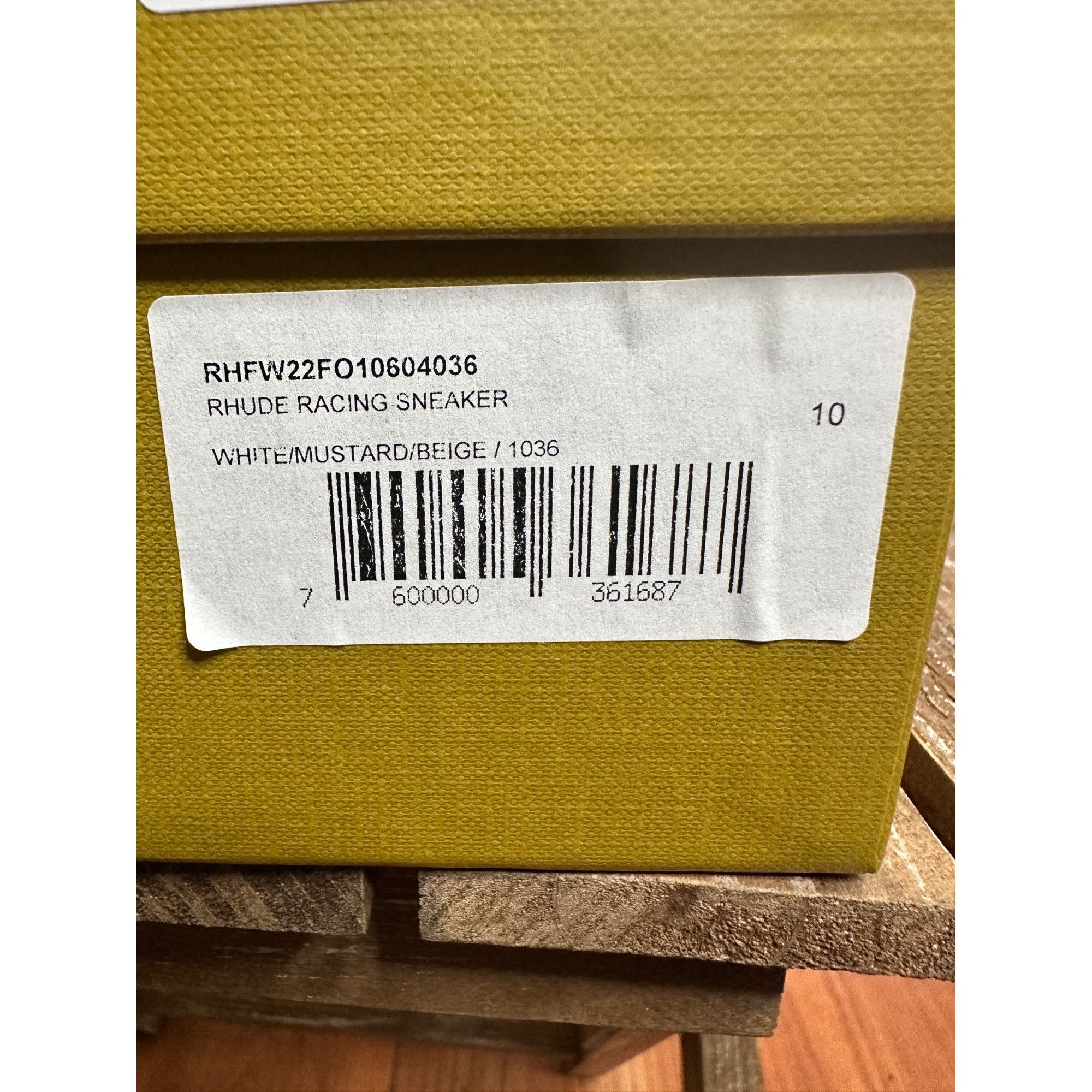Rhude Rhude Racing Logo Embroidered Sneaker Size US 10 / EU 43 - 7 Thumbnail