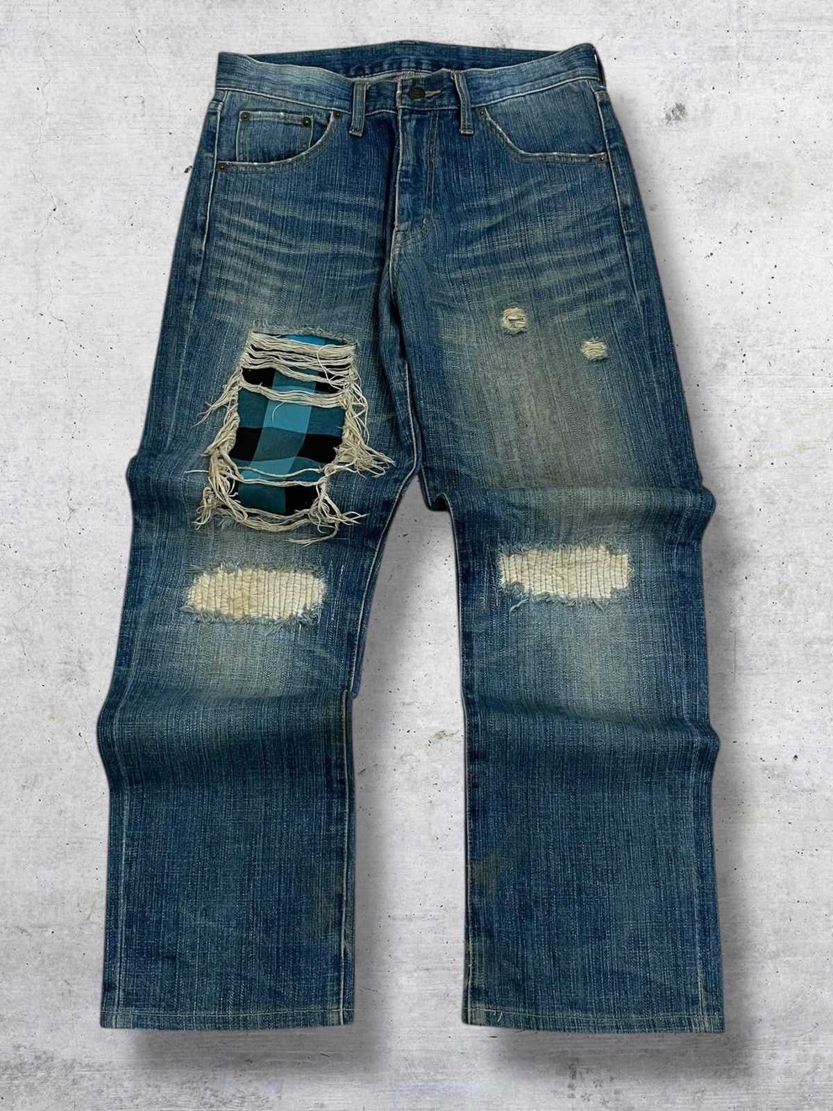 Hysteric Glamour NYLAUS JAPAN ICONIC GRUNGE RIPPED DISTRESSED 90S DESIGNER OG Size US 30 / EU 46 - 1 Thumbnail