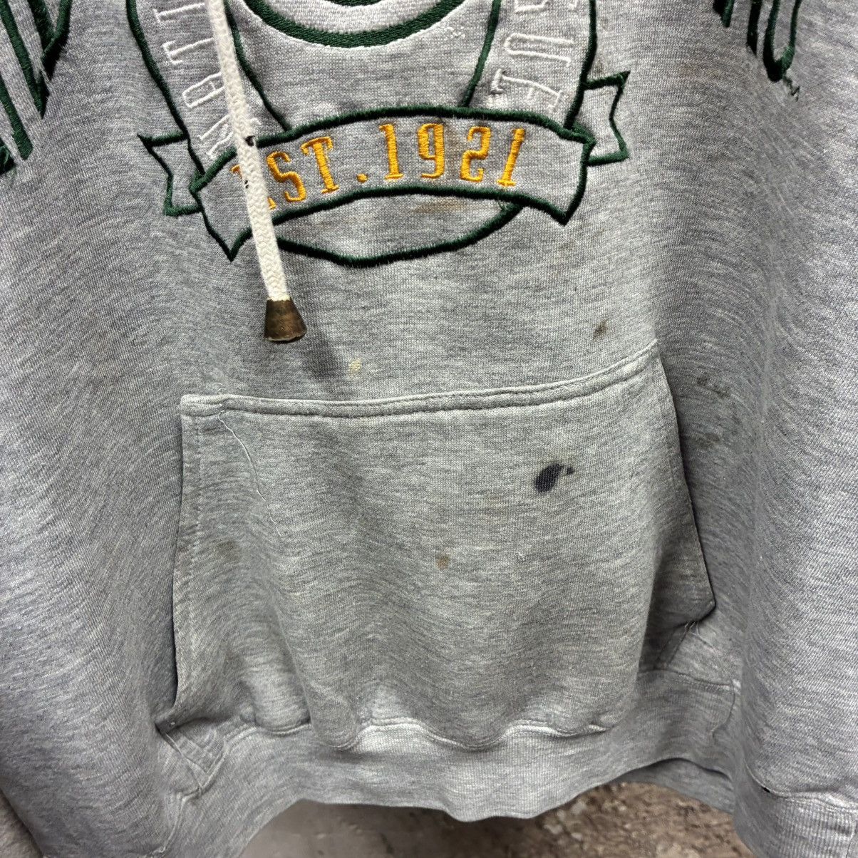 Lee Lee Sport Vintage 90s Green Bay Packers Gray Hoodie Y2K Size US L / EU 52-54 / 3 - 4 Thumbnail