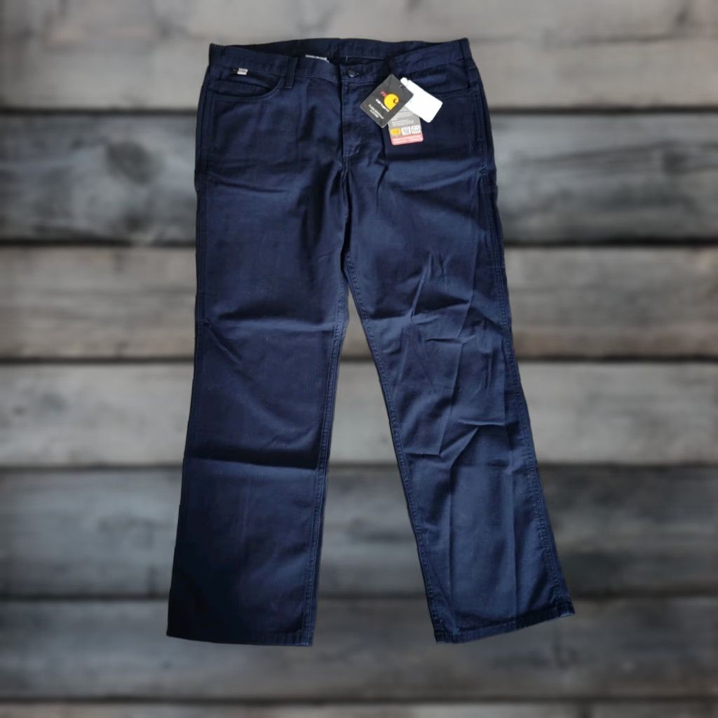 Carhartt VINTAGE not applicable. Use Carhartt Women FR Canvas Navy Rugged Flex Workwear Pants 16 Short NWT Size 38" / US 16 / IT 52 - 1 Thumbnail