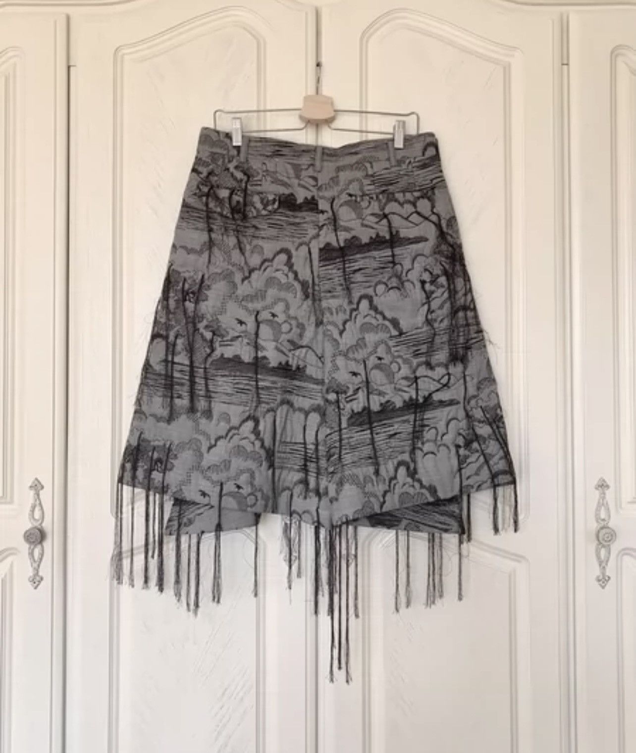 Comme des Garcons comme des garcon patterned fringe shorts Size US 30 / EU 46 - 2 Thumbnail
