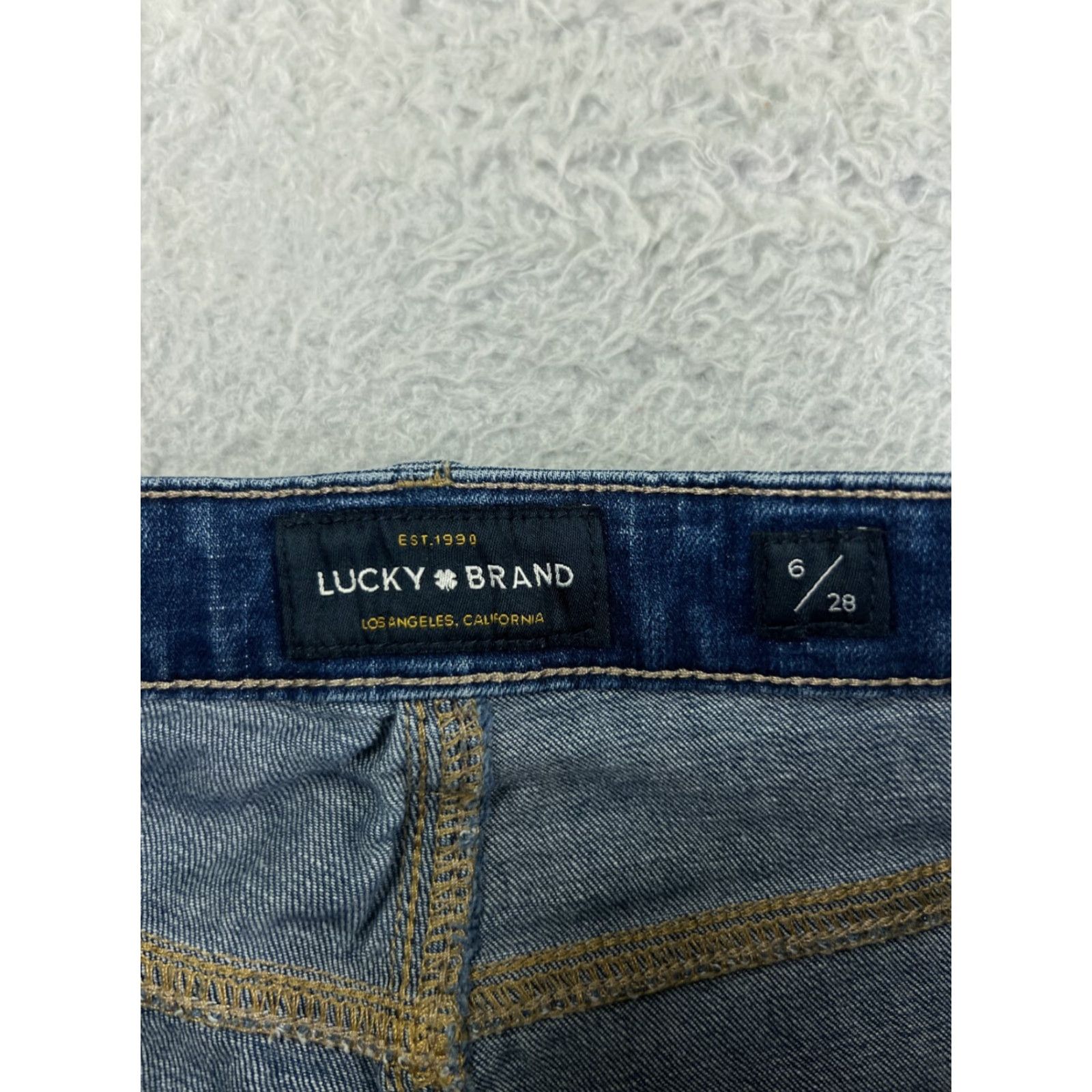 Lucky Brand Lucky Brand Jeans Juniors 4 Blue Denim Bridgette Skinny Ankle 21x25 Button Zipper Waist 25 in Cotton Blend Women's Modern USA Size 27" / US 4 / IT 40 - 3 Thumbnail