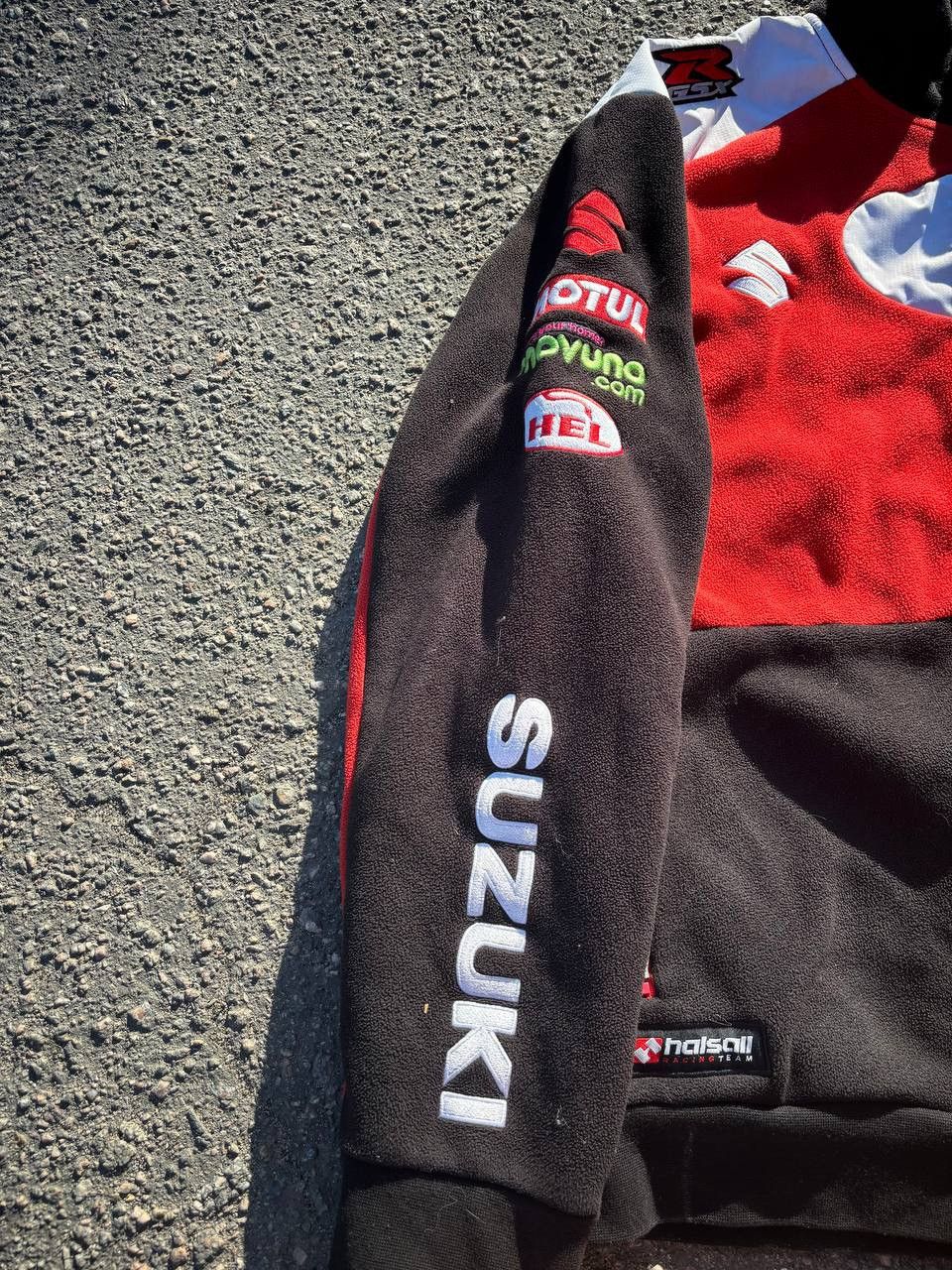 Japanese Brand × Vintage Vintage Y2K Suzuki full zip fleece Racing Motosport Size US XL / EU 56 / 4 - 6 Thumbnail