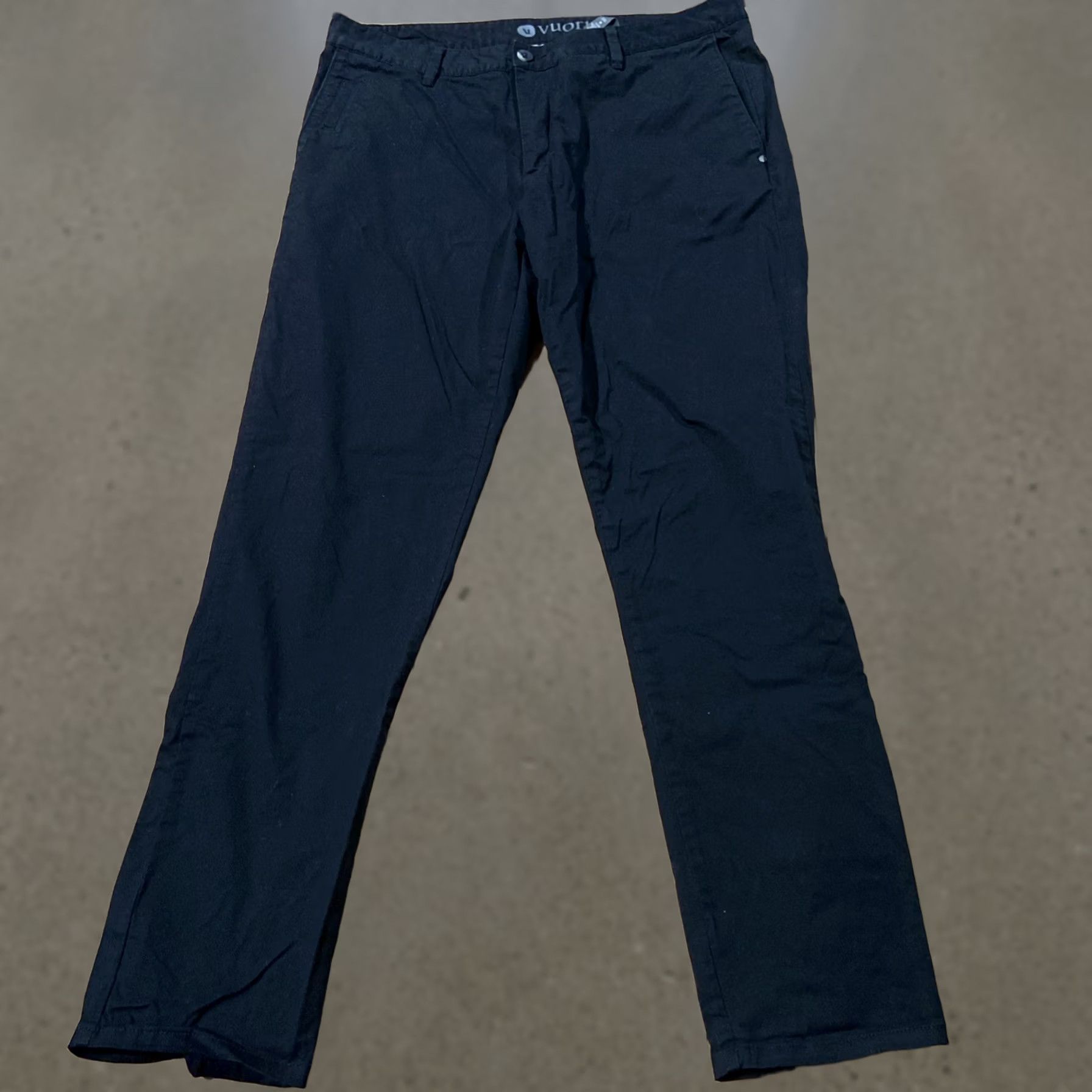 Vuori Vuori Black Collins Chino Pants Men’s Size 36x29 Style V433 Cotton Blend - Read Size US 36 / EU 52 - 1 Thumbnail