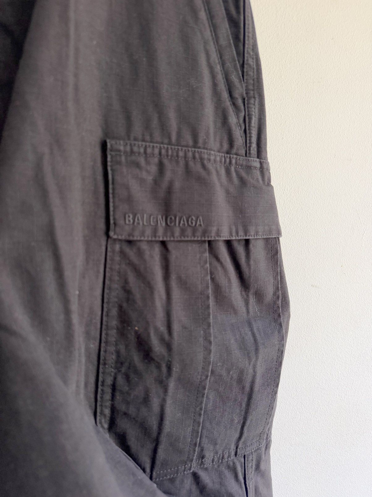 Balenciaga New Fall 22 Ripstop Pulled Cargo Pants (46) Fits US 34 EU 50 Size US 34 / EU 50 - 5 Thumbnail