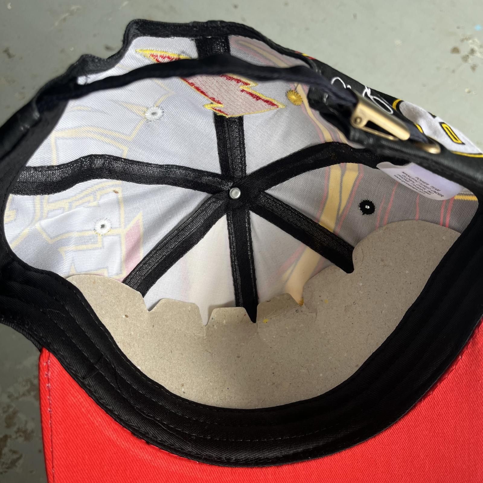 NASCAR × Vintage Vintage 90s Geoffrey Bodine Signed Power Team NASCAR AOP Hat Size ONE SIZE - 7 Thumbnail