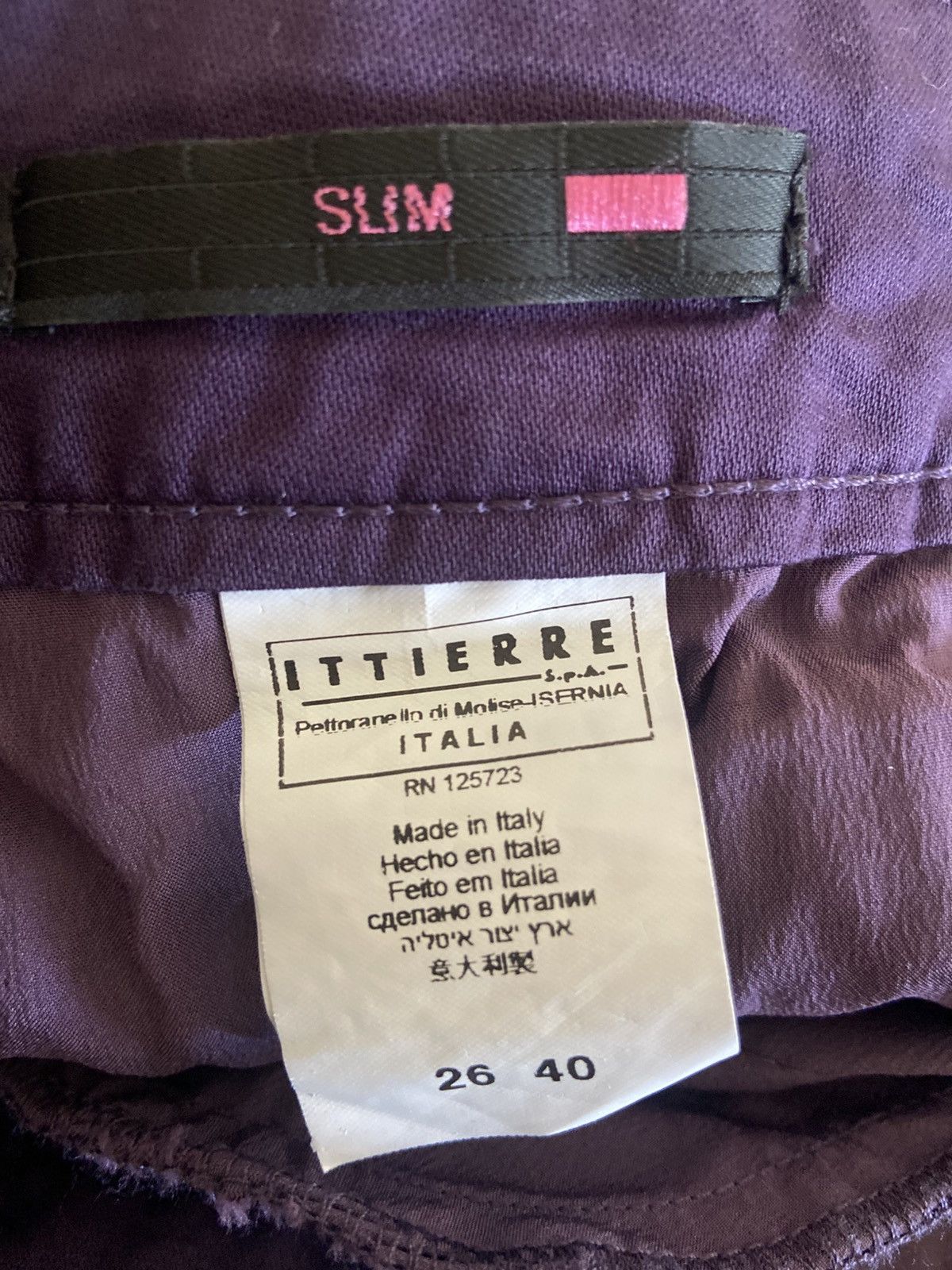 Designer × Versace × Vintage Vintage Deadstock 2005 Versace Trousers Italy 26UK IT40 Size 27" / US 4 / IT 40 - 12 Thumbnail