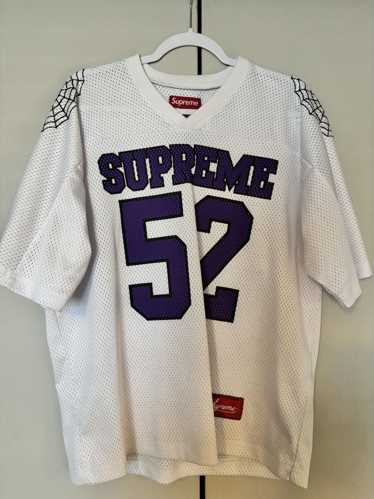 シャツ Supreme Spiderweb Football Jersey White Buy Supreme Spiderweb Football Jersey 'White' - SS24KN63 WHITE | GOAT
