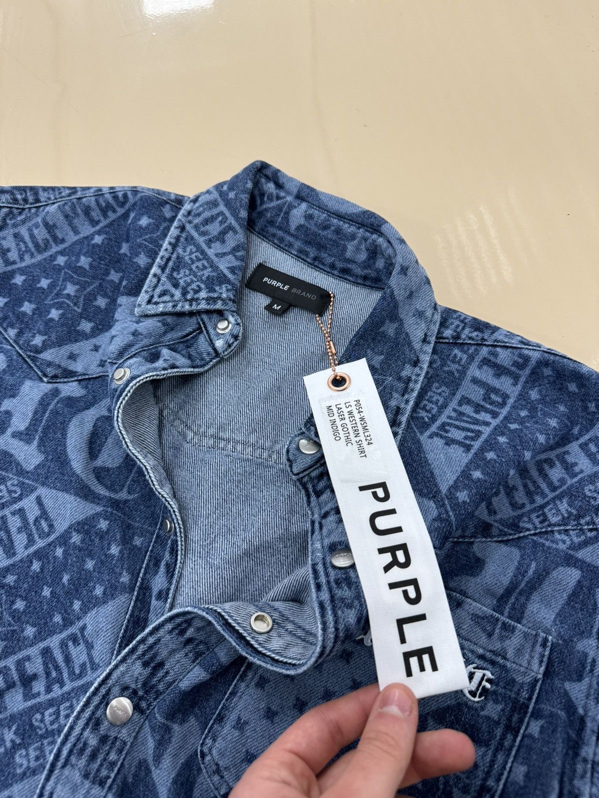 Purple Brand Purple Brand Flagship Denim Jacket Size US M / EU 48-50 / 2 - 3 Thumbnail