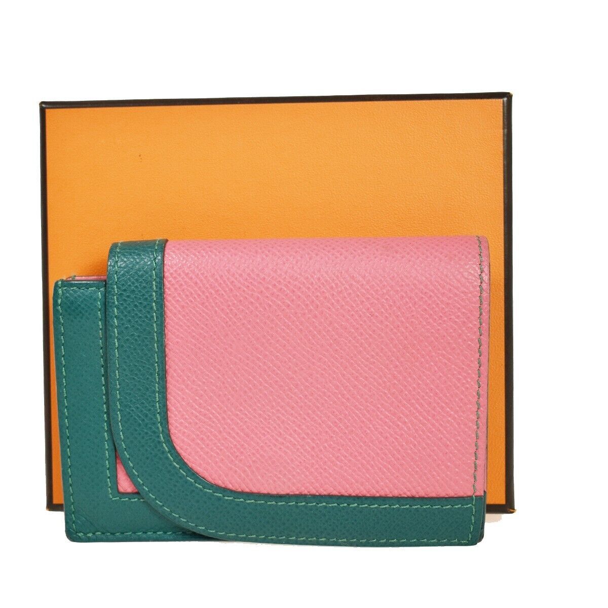 image of Hermes Camail Wallet in Pink, Women's