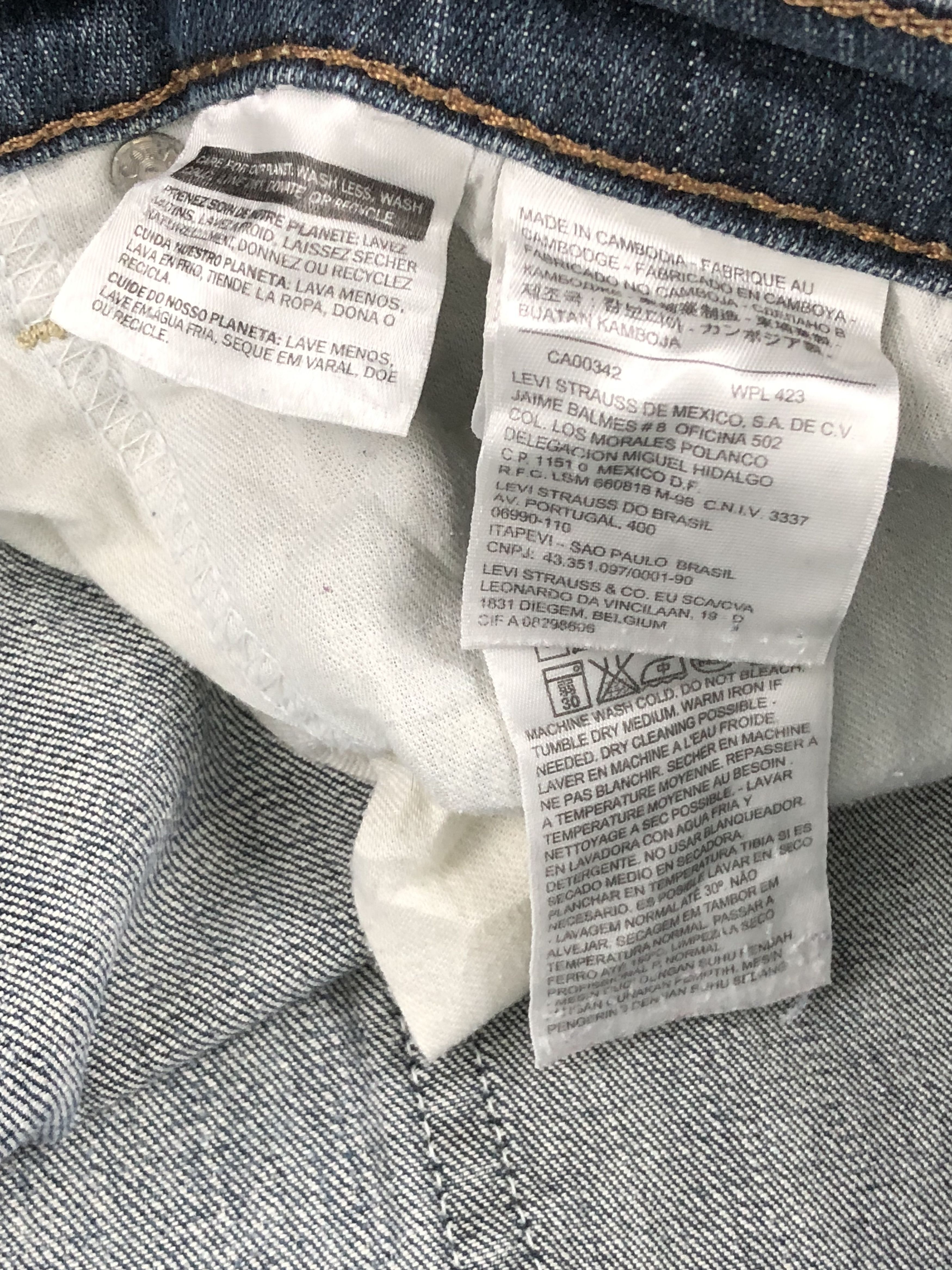 Levi's Vintage Levis 505 Blue Denim Jeans DPP0237 Size US 43 - 10 Thumbnail