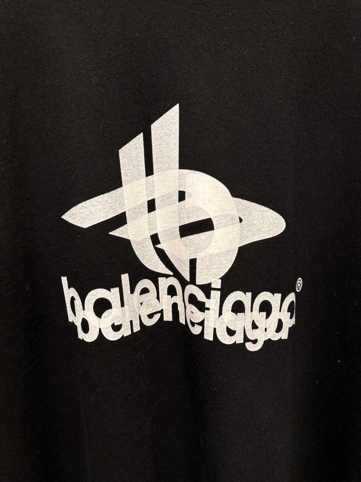 Balenciaga Balenciaga Double Logo Long Sleeve T-Shirt Size US L / EU 52-54 / 3 - 3 Thumbnail