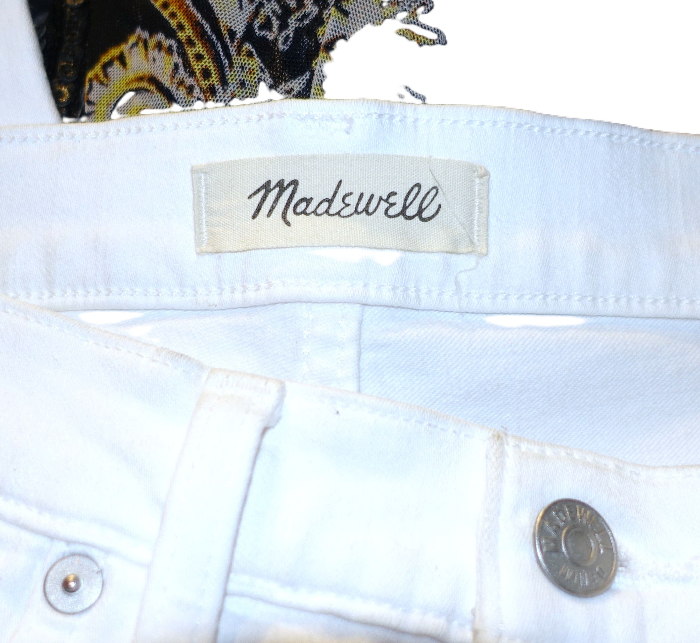 Madewell Madewell White High Rise Skinny Jeans 29 Size 29" - 7 Thumbnail