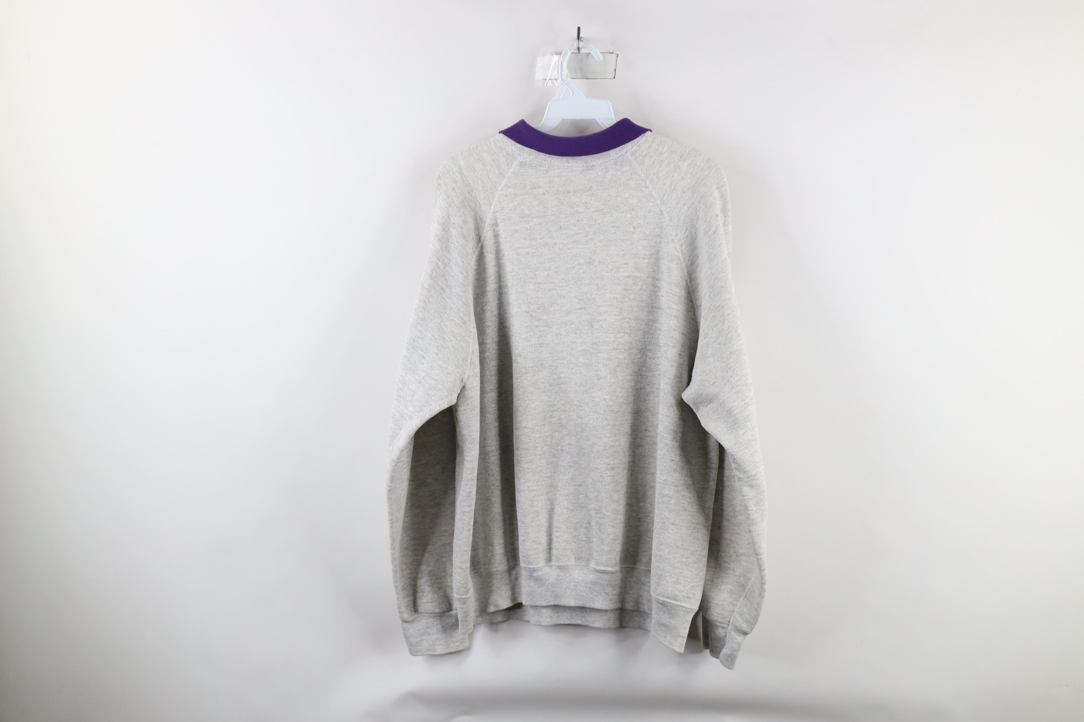 Vintage Vintage 90s Streetwear Hill Virginia Collared Sweatshirt Size XL / US 12-14 / IT 48-50 - 10 Thumbnail