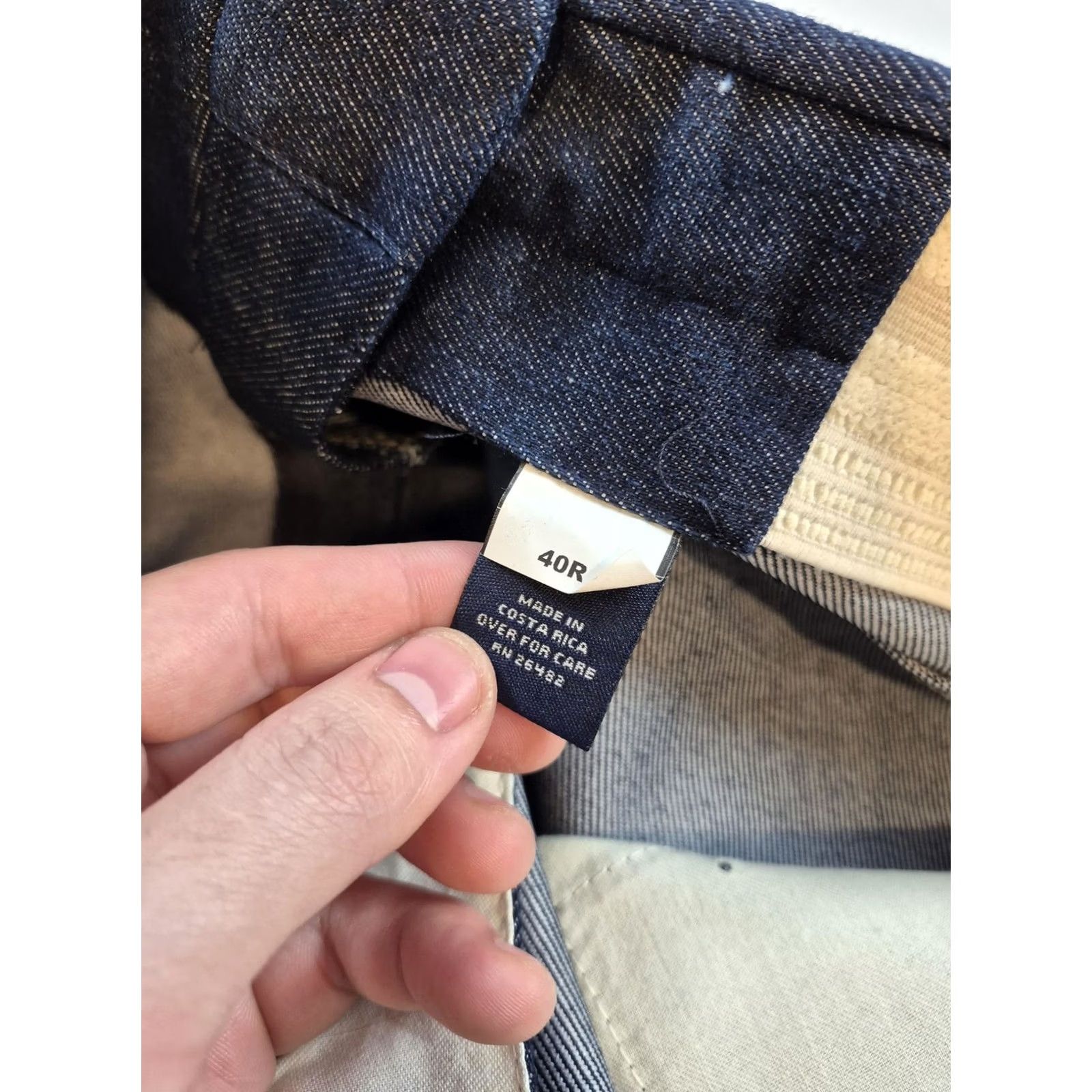 Vintage VTG Sansabelt Jeans Mens 40x37 Blue High Rise Straight Leg Denim Pants with 5-Pocket Design Jeans Size US 40 / EU 56 - 5 Thumbnail