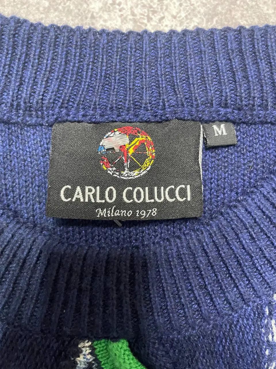 Carlo Colucci Vintage Carlo Colucci Italian COOGI Style Knitted Sweater Size US M / EU 48-50 / 2 - 3 Thumbnail