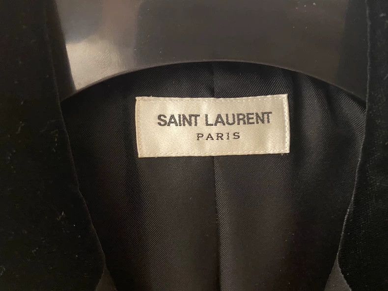 Saint Laurent Paris Saint Laurent Black Velvet Blazer- Size US S / EU 44-46 / 1 - 3 Thumbnail