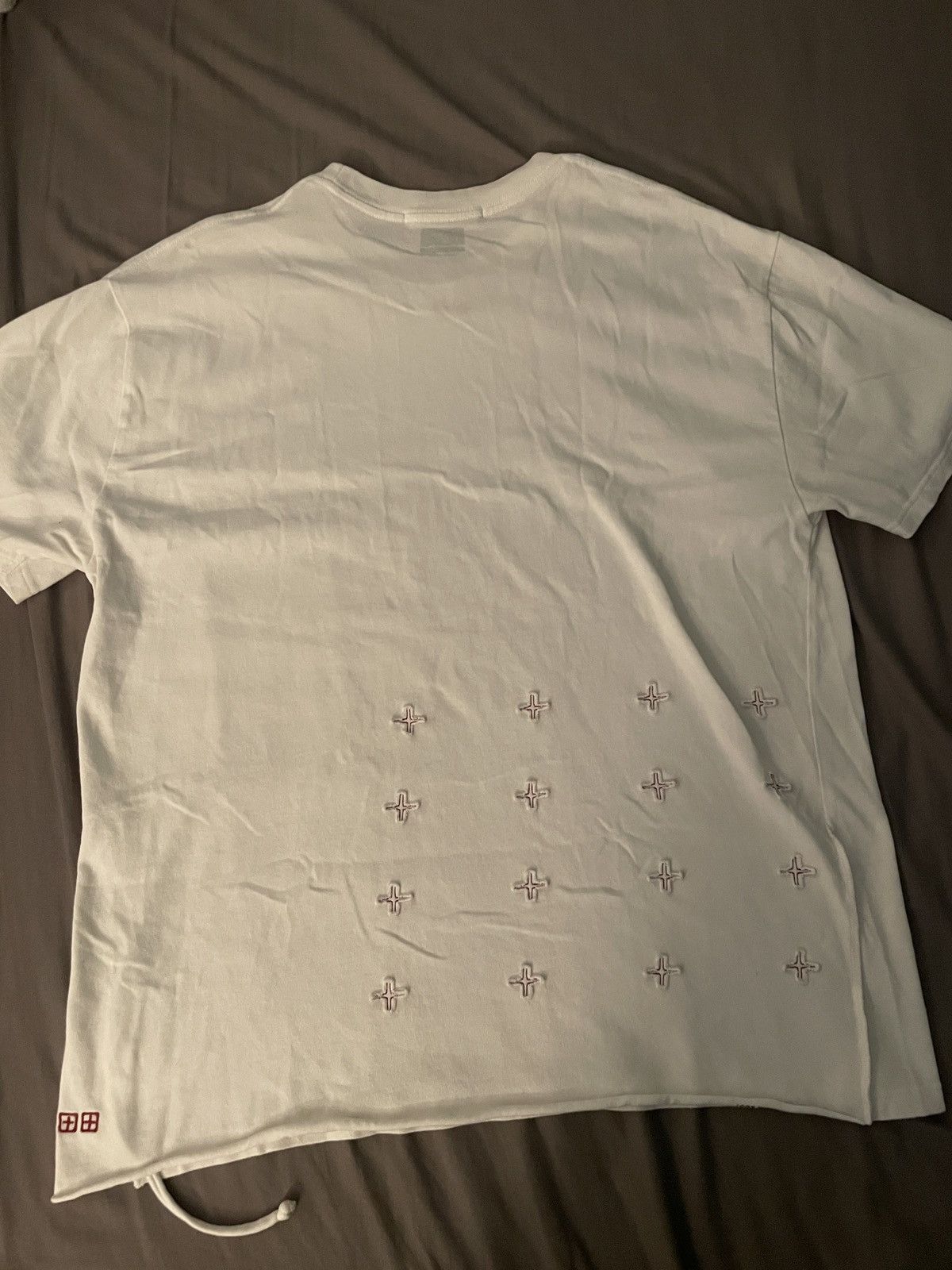 Ksubi Ksubi White Stitched Logo T Shirt Men’s Size L Size US L / EU 52-54 / 3 - 2 Thumbnail