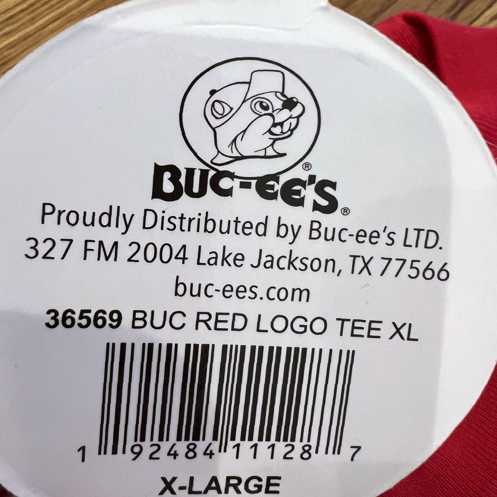 J Brand VINTAGE Buc-ee’s Men's T-Shirt XL Red Cotton Crew Neck Short Sleeve Sports Logo Casual Size US XL / EU 56 / 4 - 4 Thumbnail