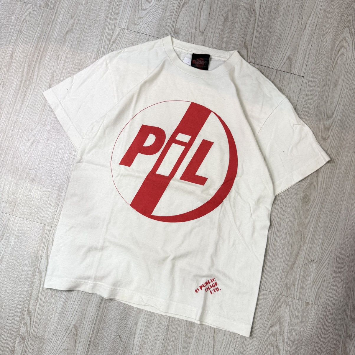 Vintage Vintage PIL band public image ltd. White tee Size US S / EU 44-46 / 1 - 2 Thumbnail