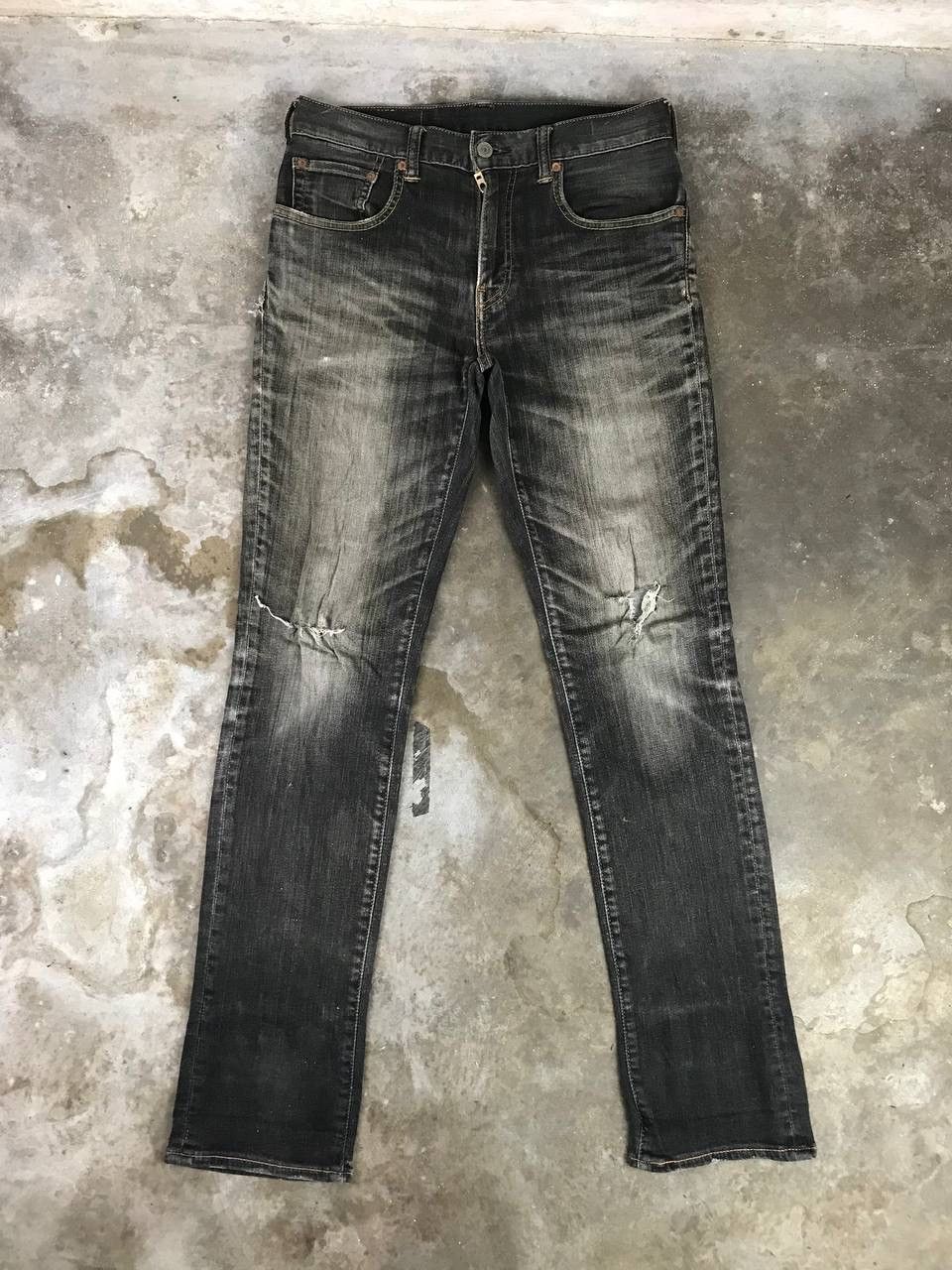 Japanese Brand × Levi's × Vintage Vintage levis distressed denim pants Size US 32 / EU 48 - 1 Thumbnail